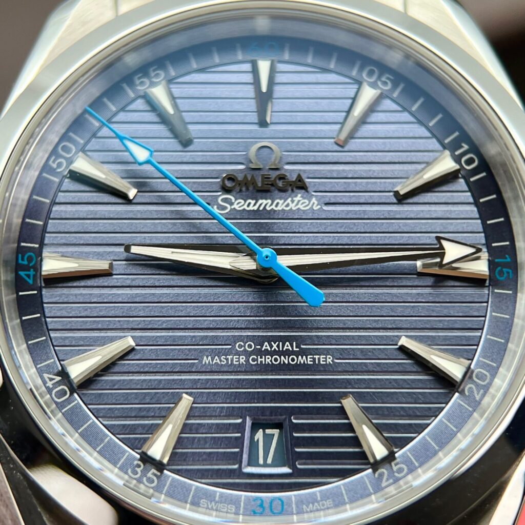 Omega Replica Watches Seamaster Aqua Terra Blue Dial VS Factory 41mm - Soul Replicas