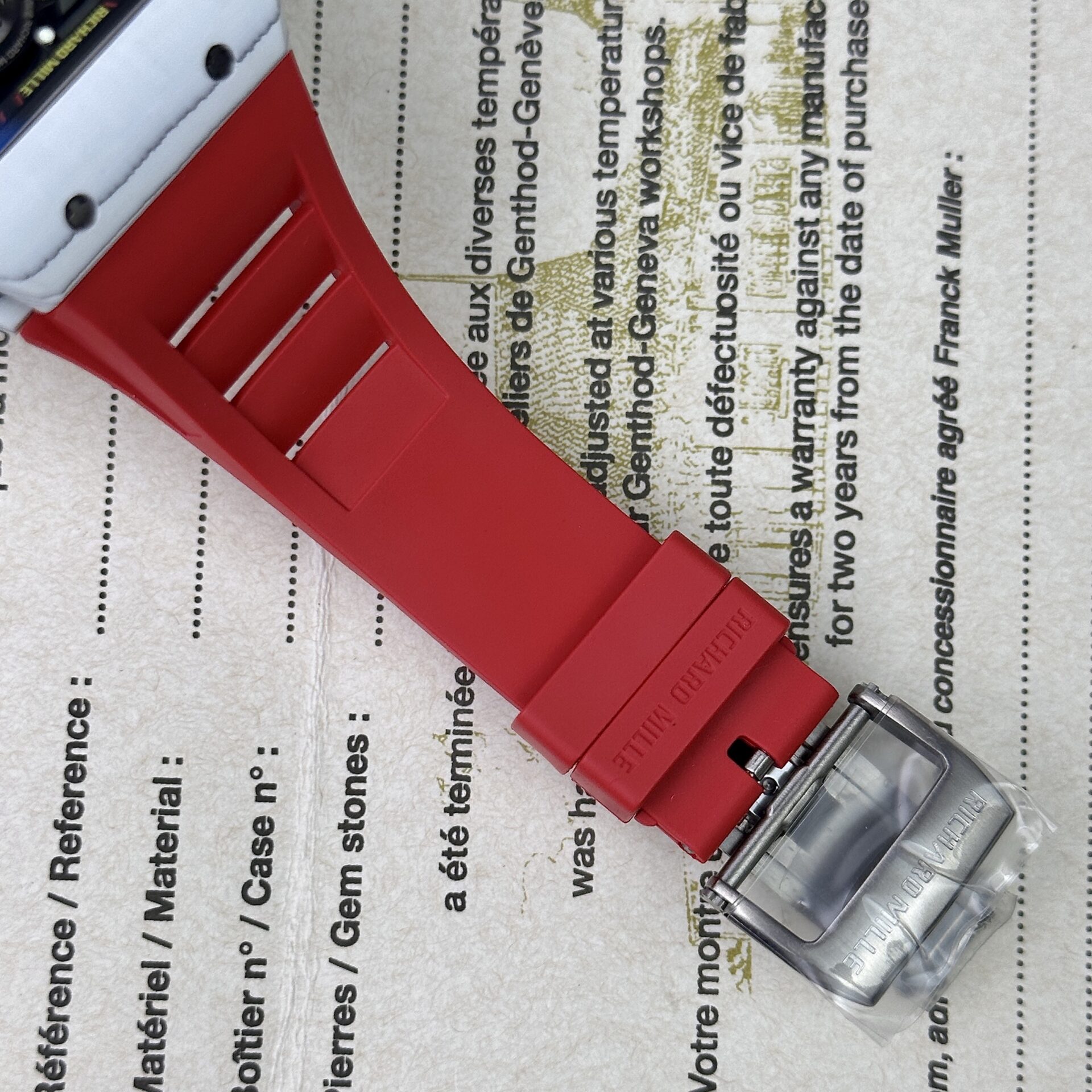 Richard Mille RM35-01 Rafael Nadal Red Rubber Strap Replica 1:1 Watch BBR Factory 42mm - Soul Replicas
