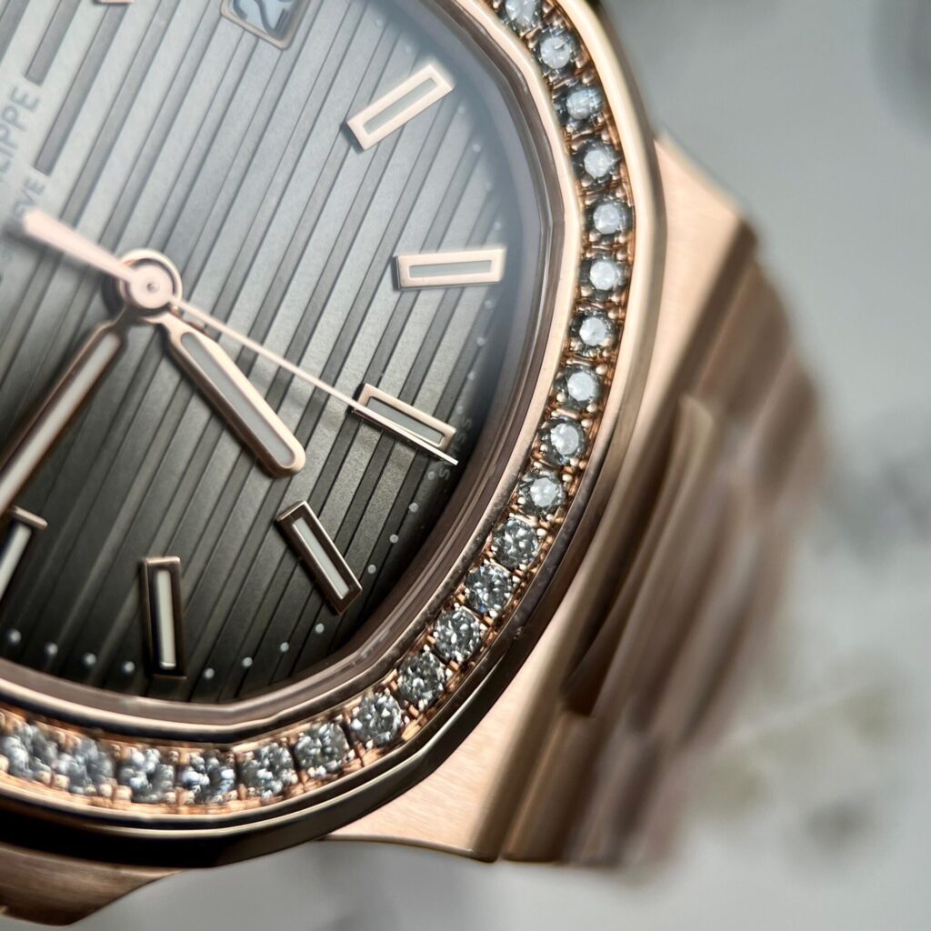 Patek Philippe Best Replica Watch Nautilus 5711 Gold Wrapped & Moissanite Diamonds Custom 40mm - Soul Replicas