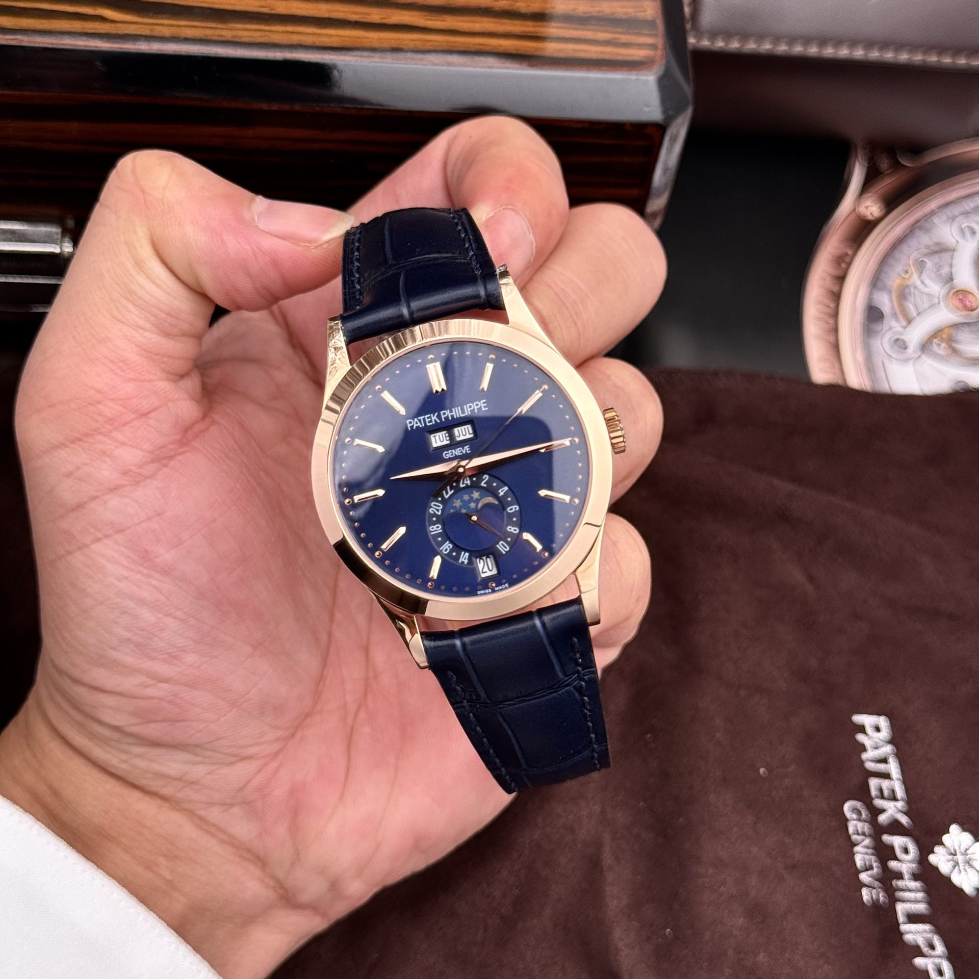 Patek Philippe Replica Watch Complications 5396R Blue Dial GR Factory 38.5mm - Soul Replicas