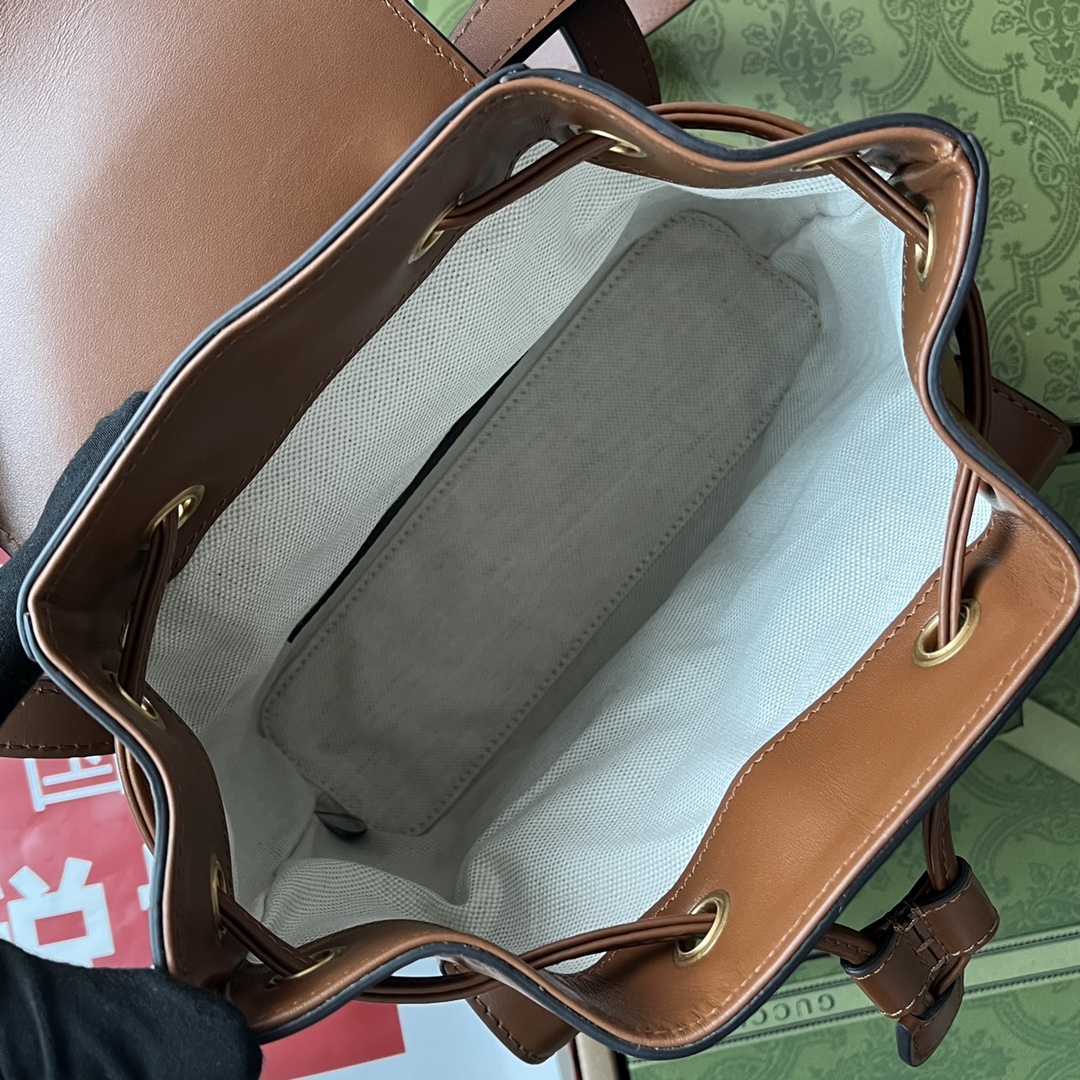 Gucci Bamboo Small Backpack Brown For Women. Women-s Bags 8.6in/22cm Gucci ‎‎702101 UZY0T 2535 - Soul Replicas