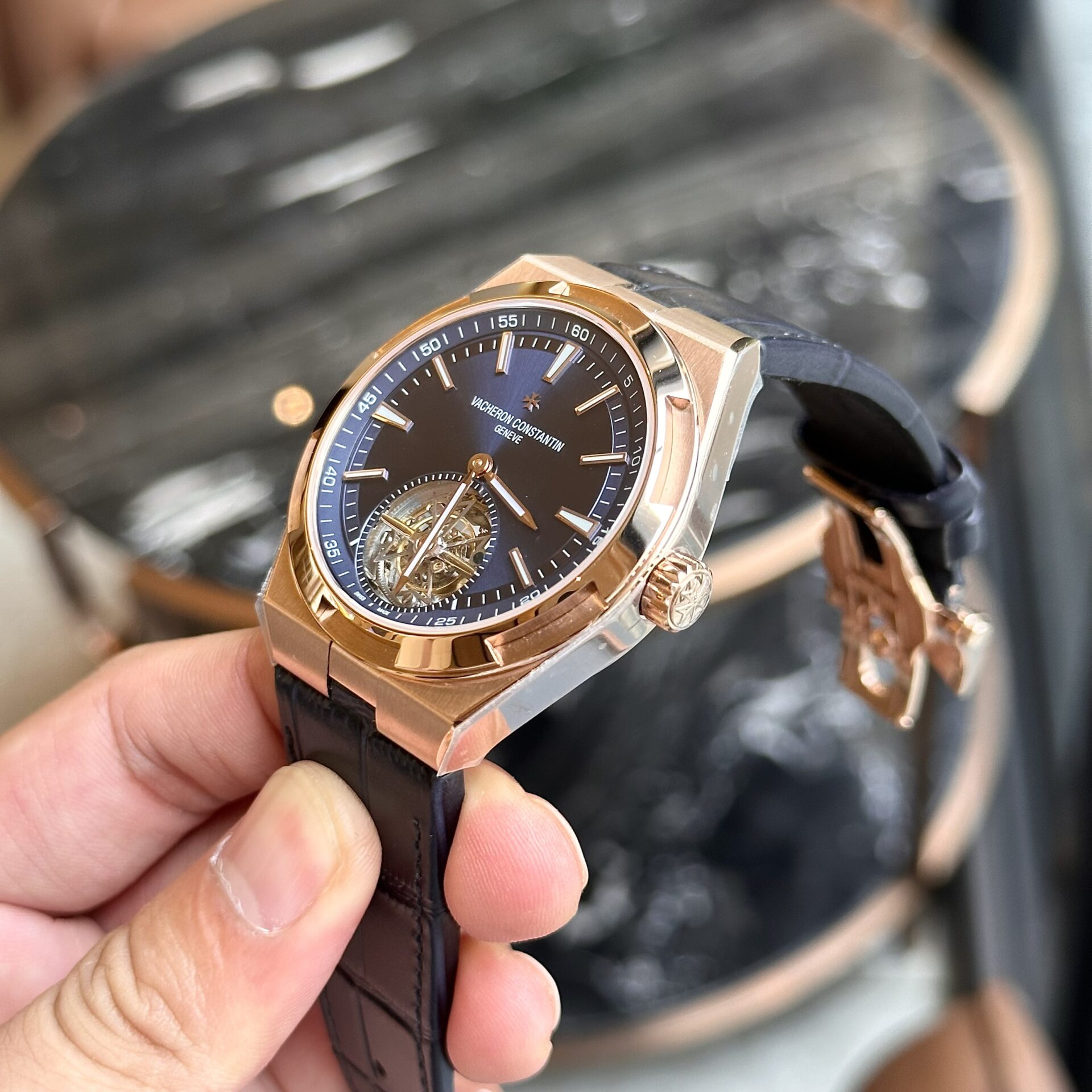 Vacheron Constantin Overseas 6000V Tourbillon Rose Gold Replica 11 Watch 42.5mm - Soul Replicas