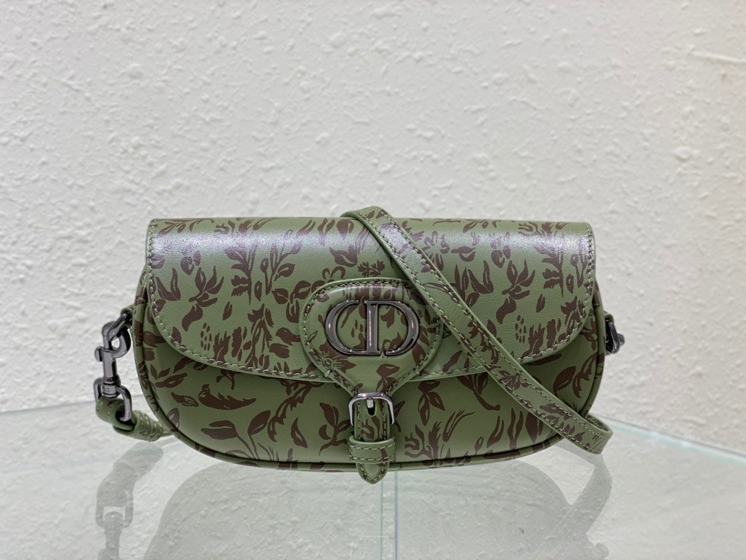 Christian Dior Bobby East-West Bag Green. For Women. Women's Handbags 8.5in/21cm CD - Soul Replicas