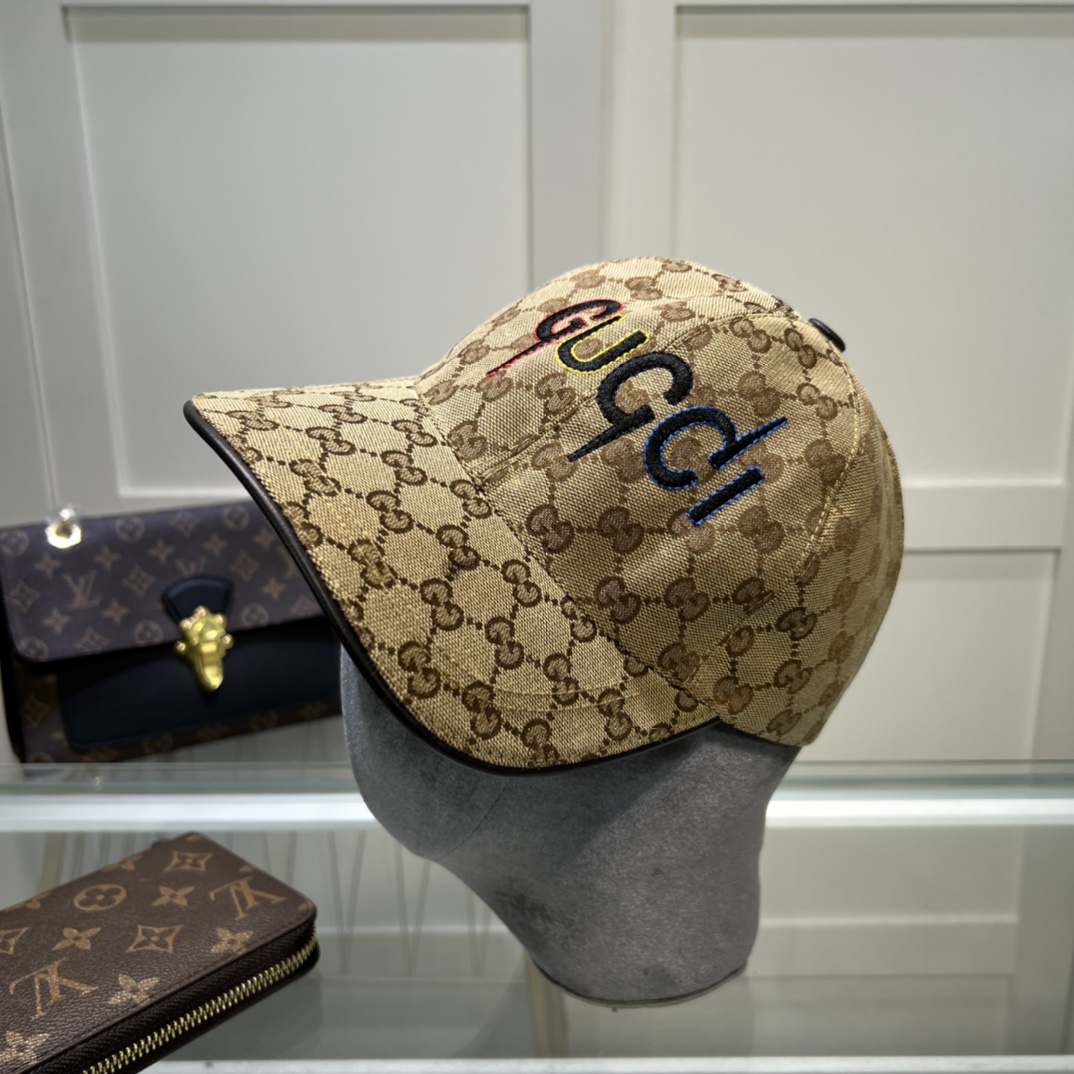 Gucci Canvas Baseball Hat Beige Gucci Hat - Soul Replicas