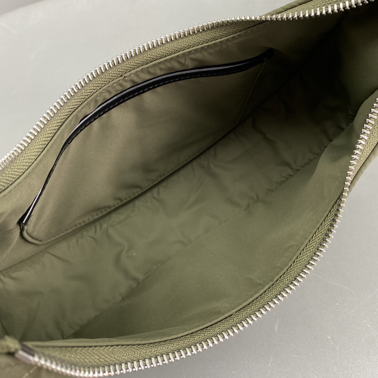 Celine Medium Ava Bag With Celine Strap In Quilted Nylon Khaki For Women 9in/23cm 196972DLI.15KH - Soul Replicas