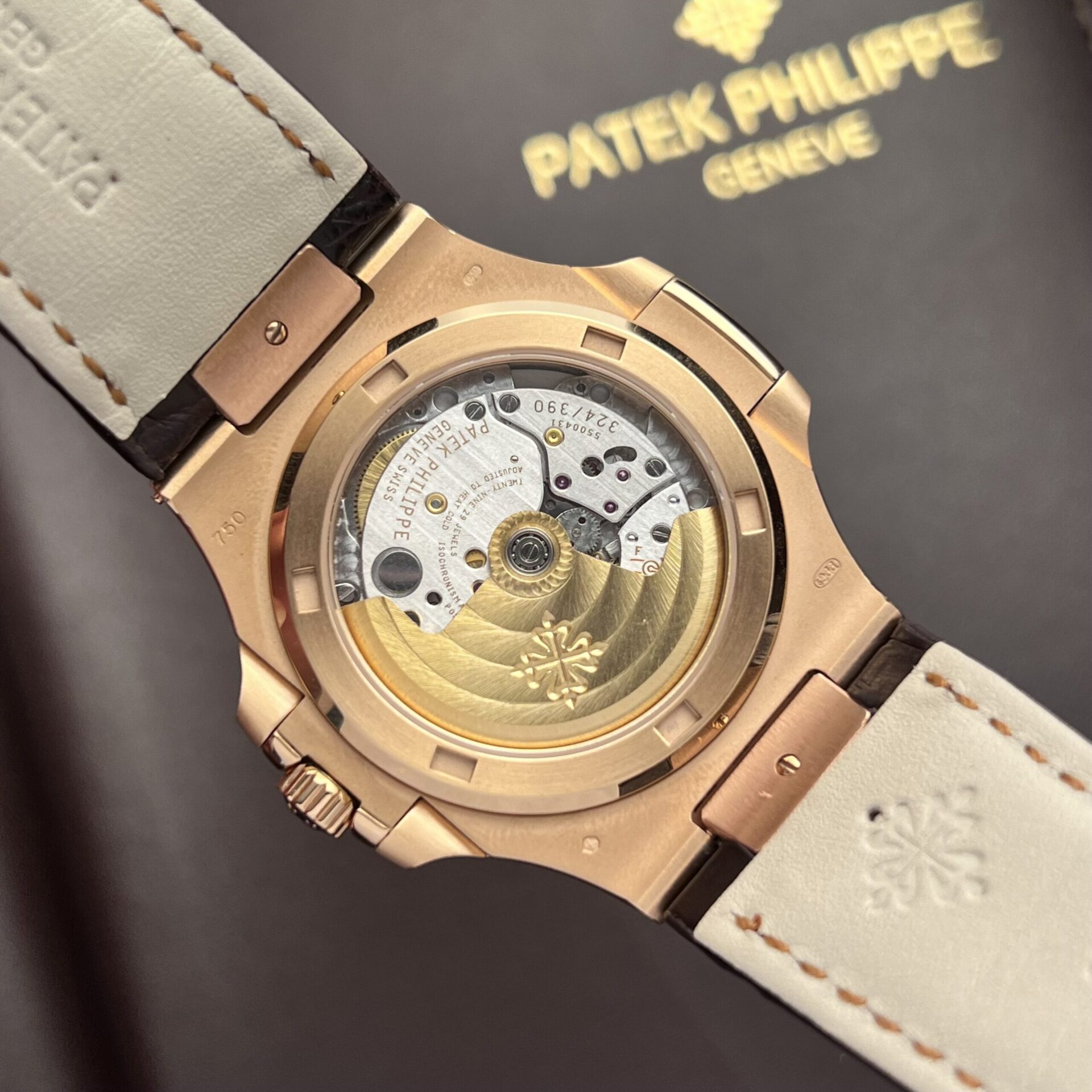 Patek Philippe Nautilus 5711 Replica Watch Leather Strap 3K Factory 40mm - Soul Replicas