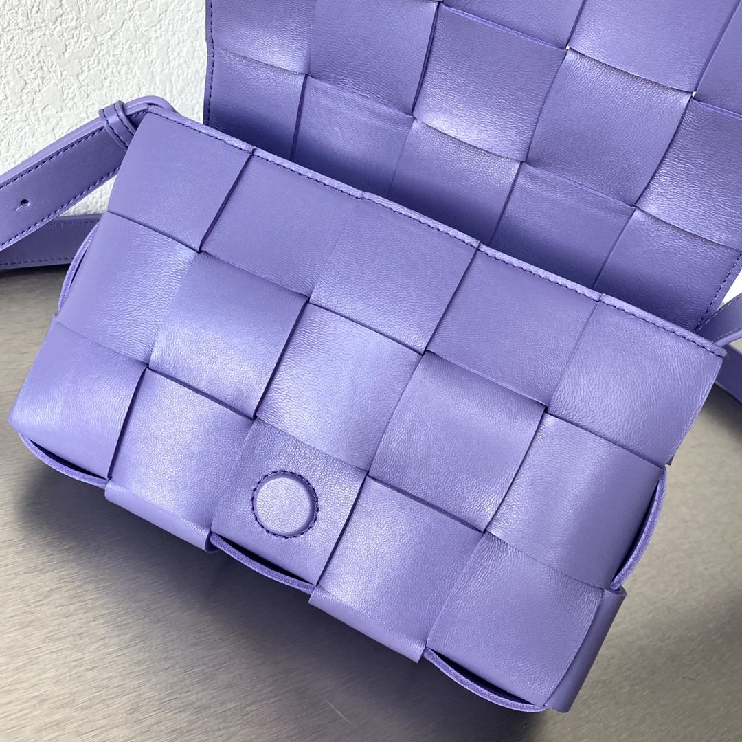 Bottega Veneta Cassette Violet. For Women. Women's Bags 9in/23cm 578004VMAY14214 - Soul Replicas