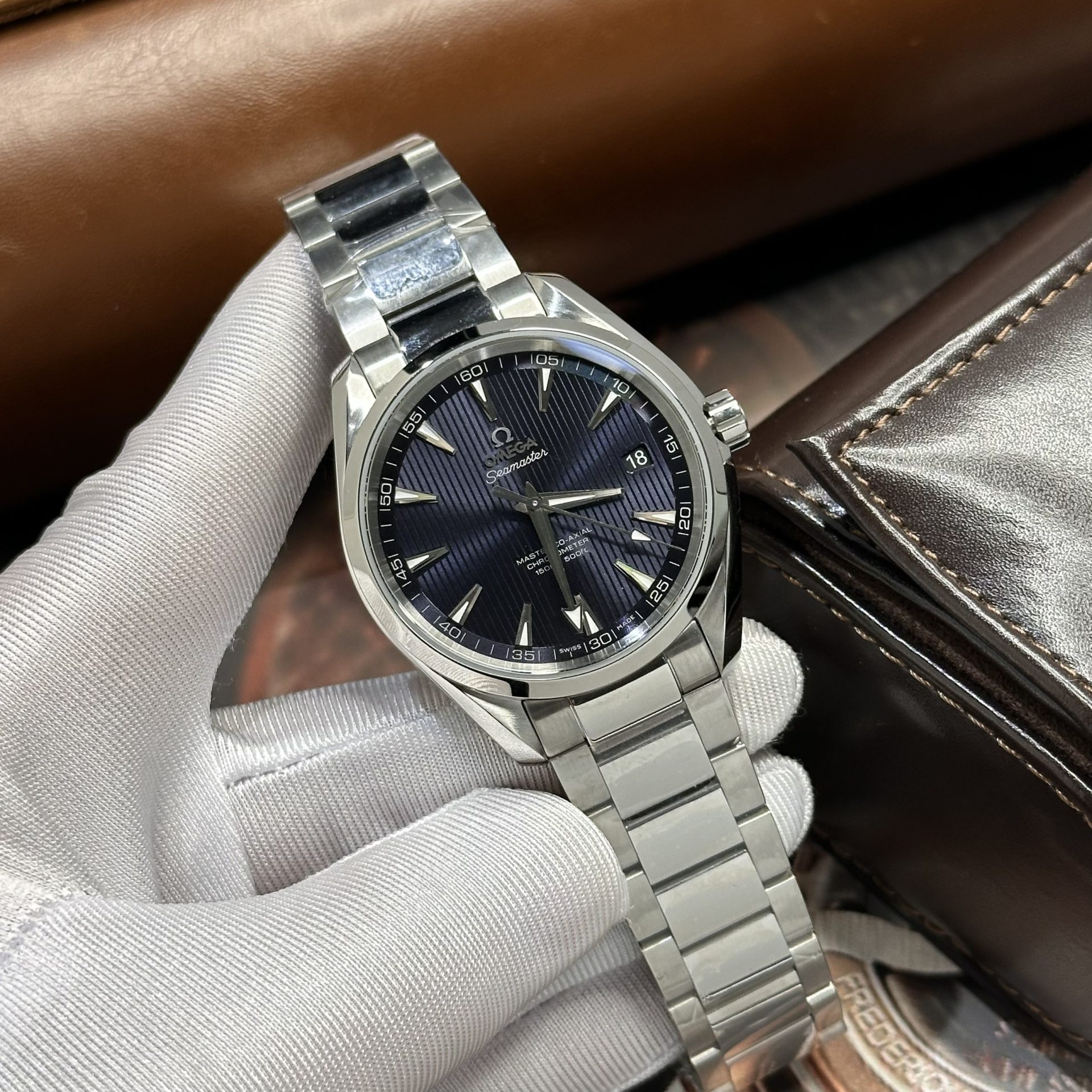 Omega Seamaster Replica Watches Blue Dial VS Factory 41mm - Soul Replicas
