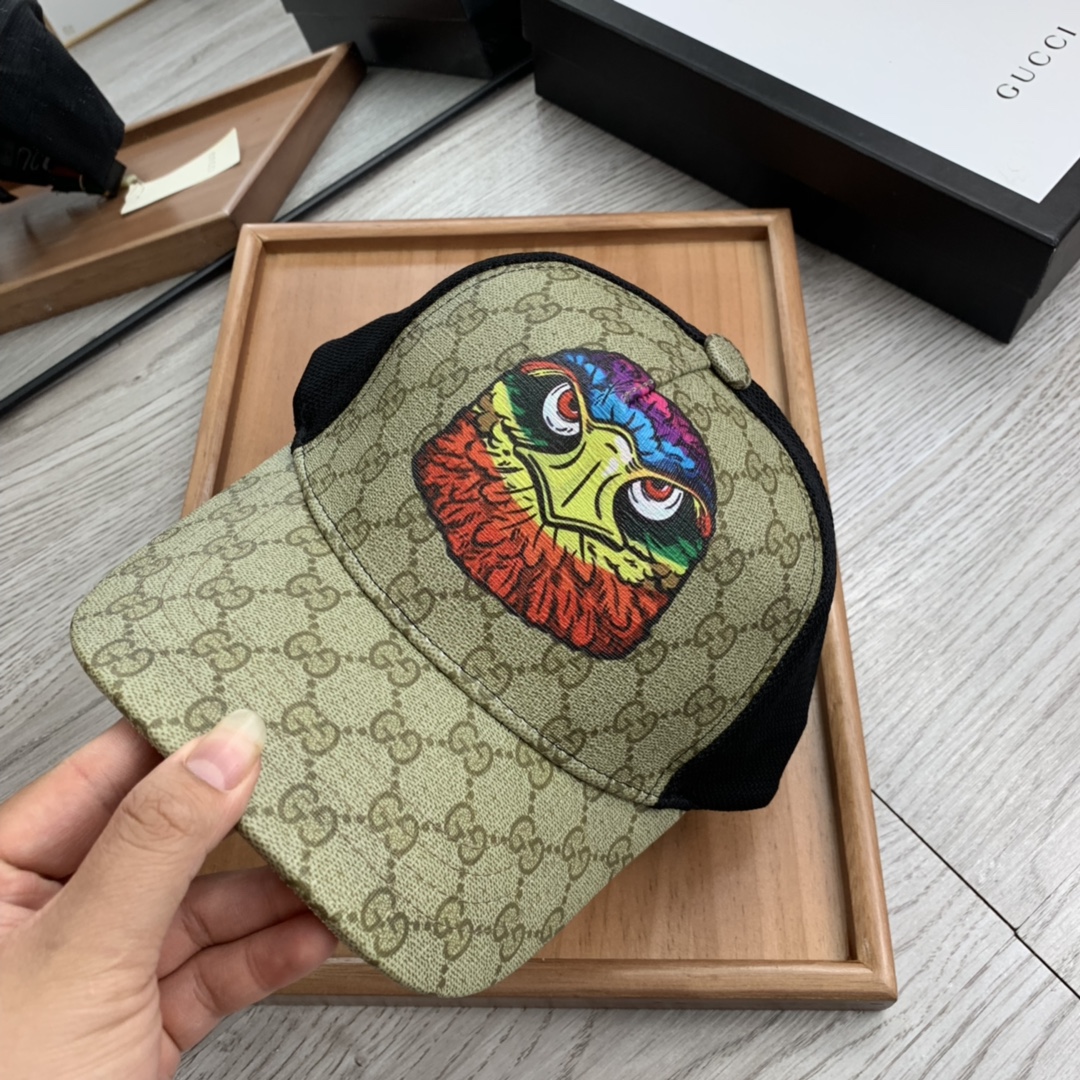 Gucci Canvas Baseball Cap Beige - Soul Replicas