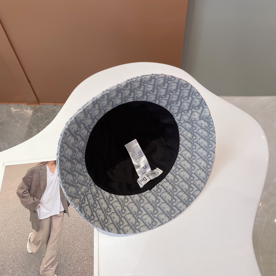 Christian Dior Jack Dior Bucket Hat Grey Hat - Soul Replicas