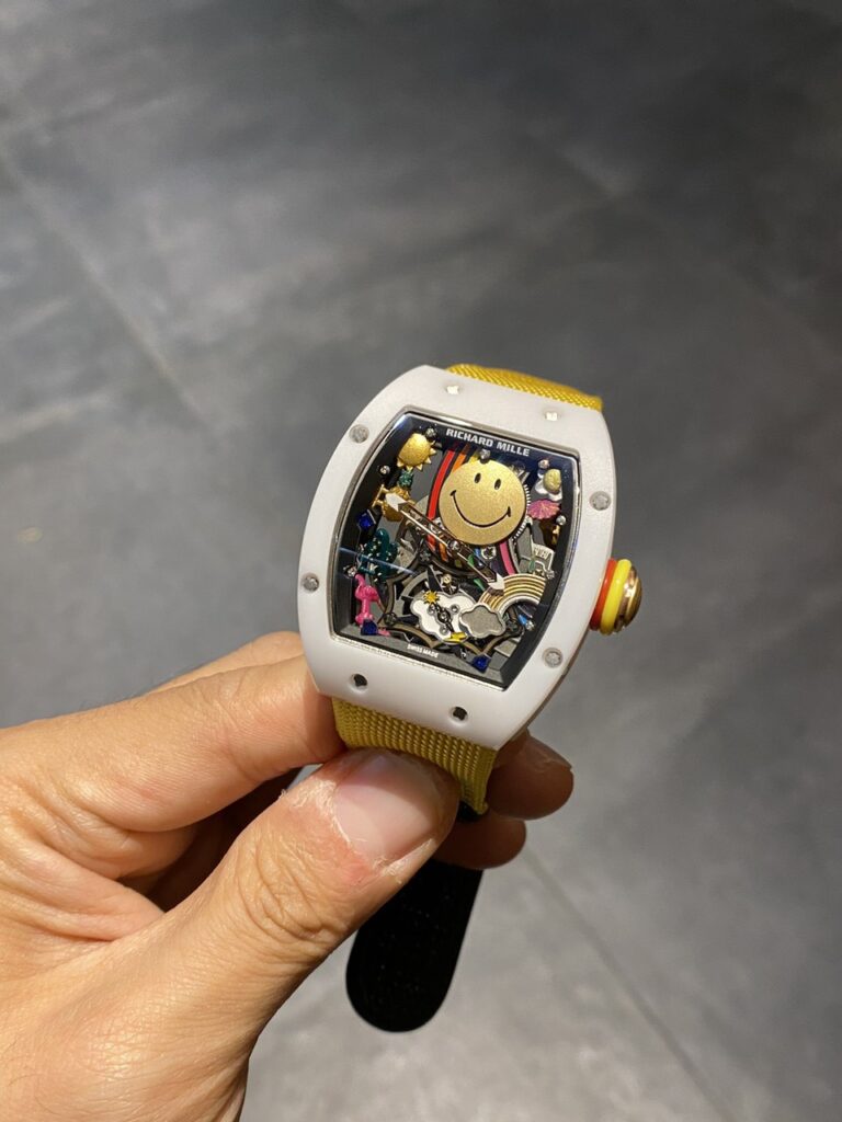 Richard Mille Fake Watch RM88 Smiley White Ceramic 42mm - Soul Replicas