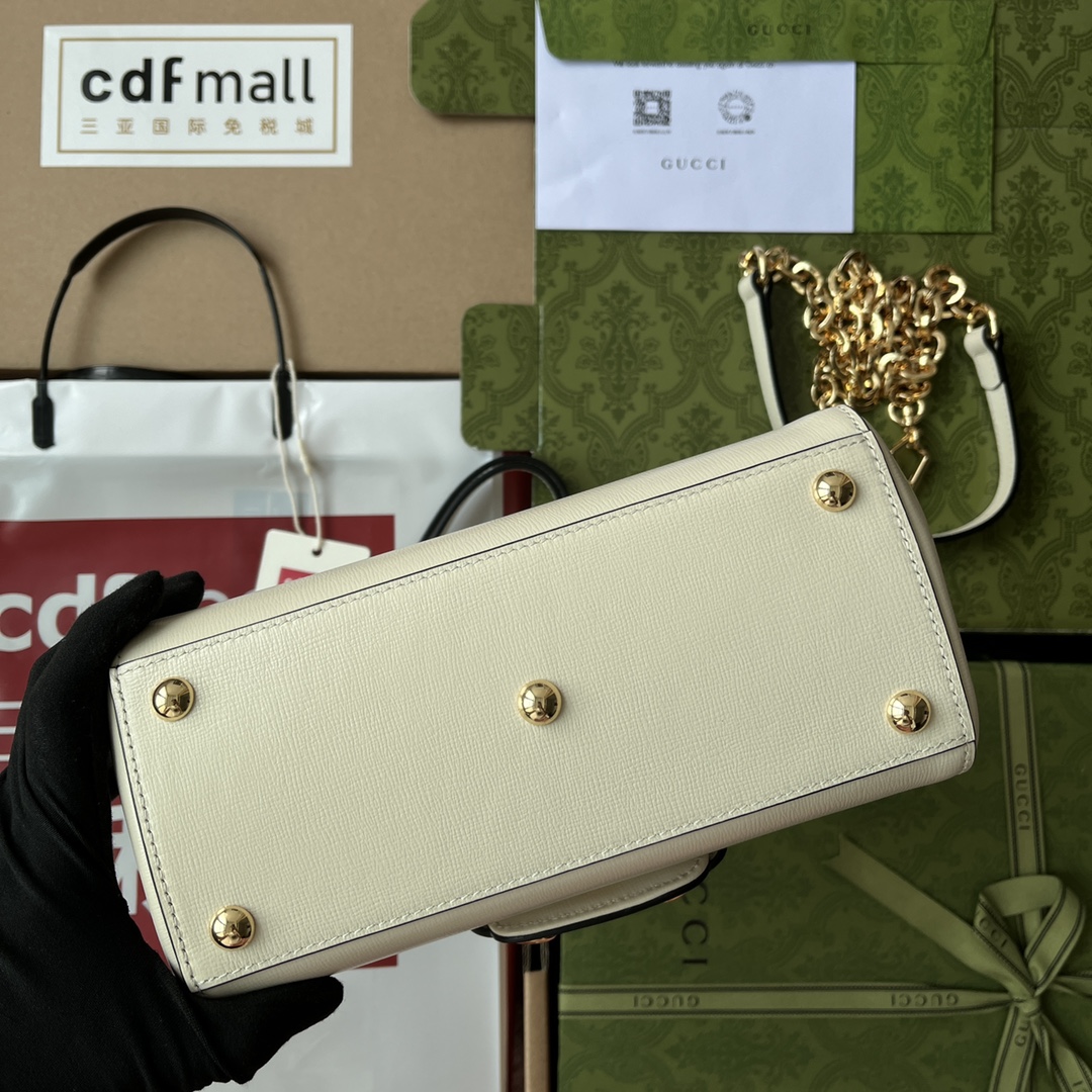 Gucci Ophidia Gucci Horsebit 1955 Mini Bag White For Women. Women-s Bags 8.6in/22cm Gucci - Soul Replicas