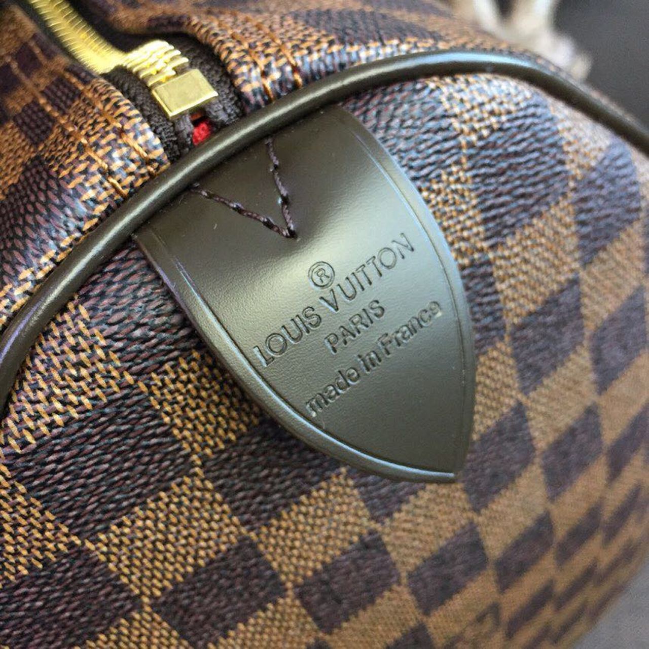 Louis Vuitton Speedy 35 Damier Ebene Canvas For Women. Women-s Handbags. Travel Bags 13.8in/35cm LV N41363 - Soul Replicas