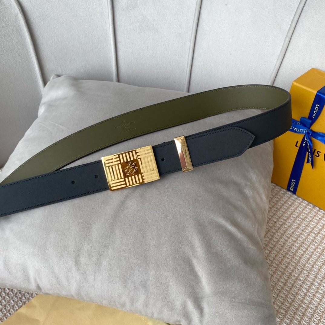 Louis Vuitton Metropole LV Belt Black LV Women Belt - Soul Replicas