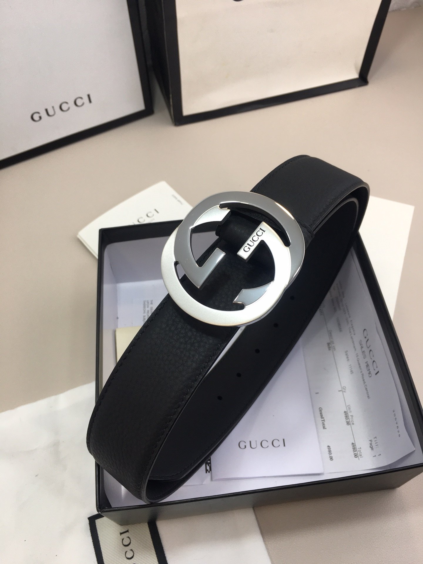 Gucci Marmont Reversible Belt Black. Women Belt - Soul Replicas