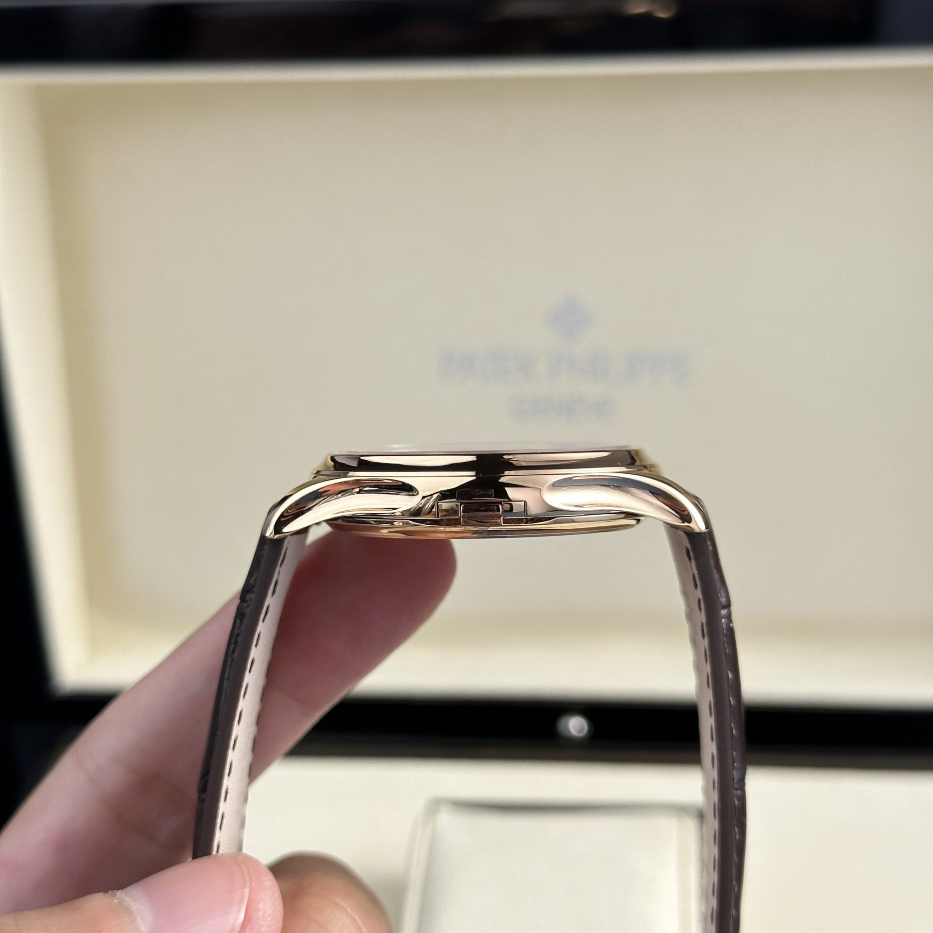 Patek Philippe Replica Watches Calatrava 5227R Leather Strap 3K Factory 39mm - Soul Replicas