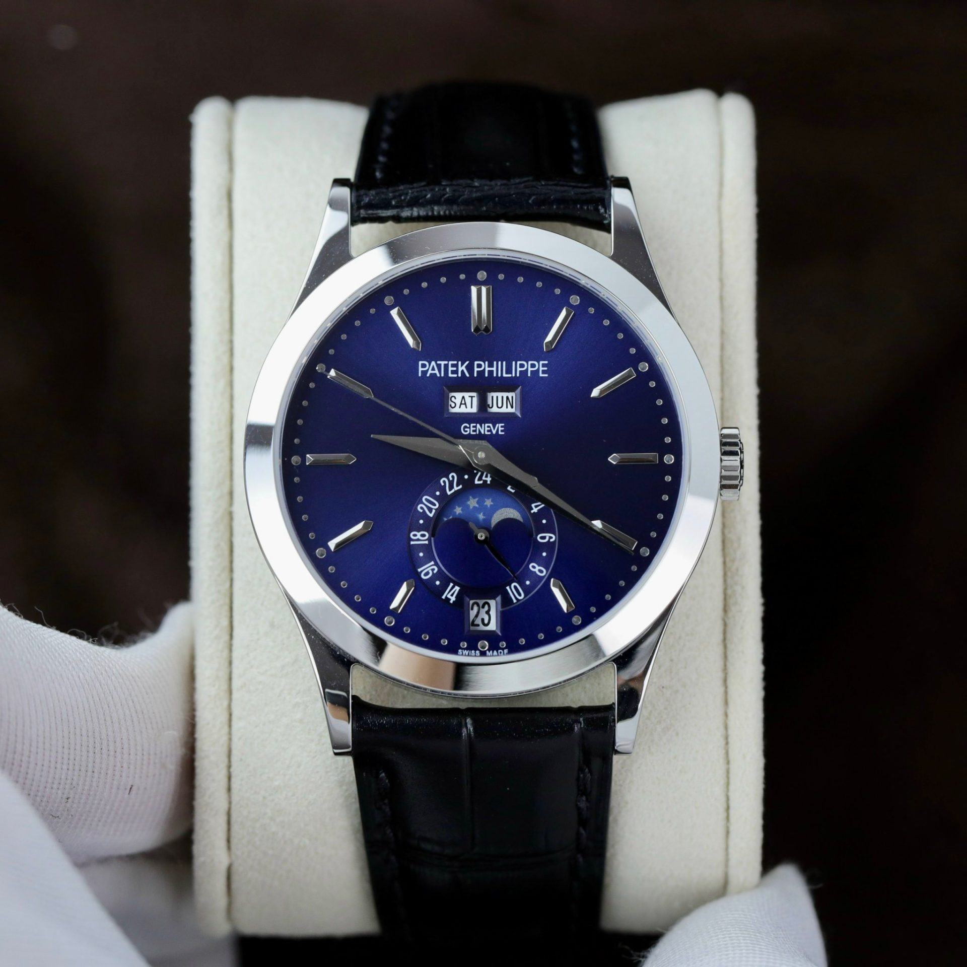 Patek Philippe Replica Watch Complications 5396G Dial Blue 38.5mm - Soul Replicas
