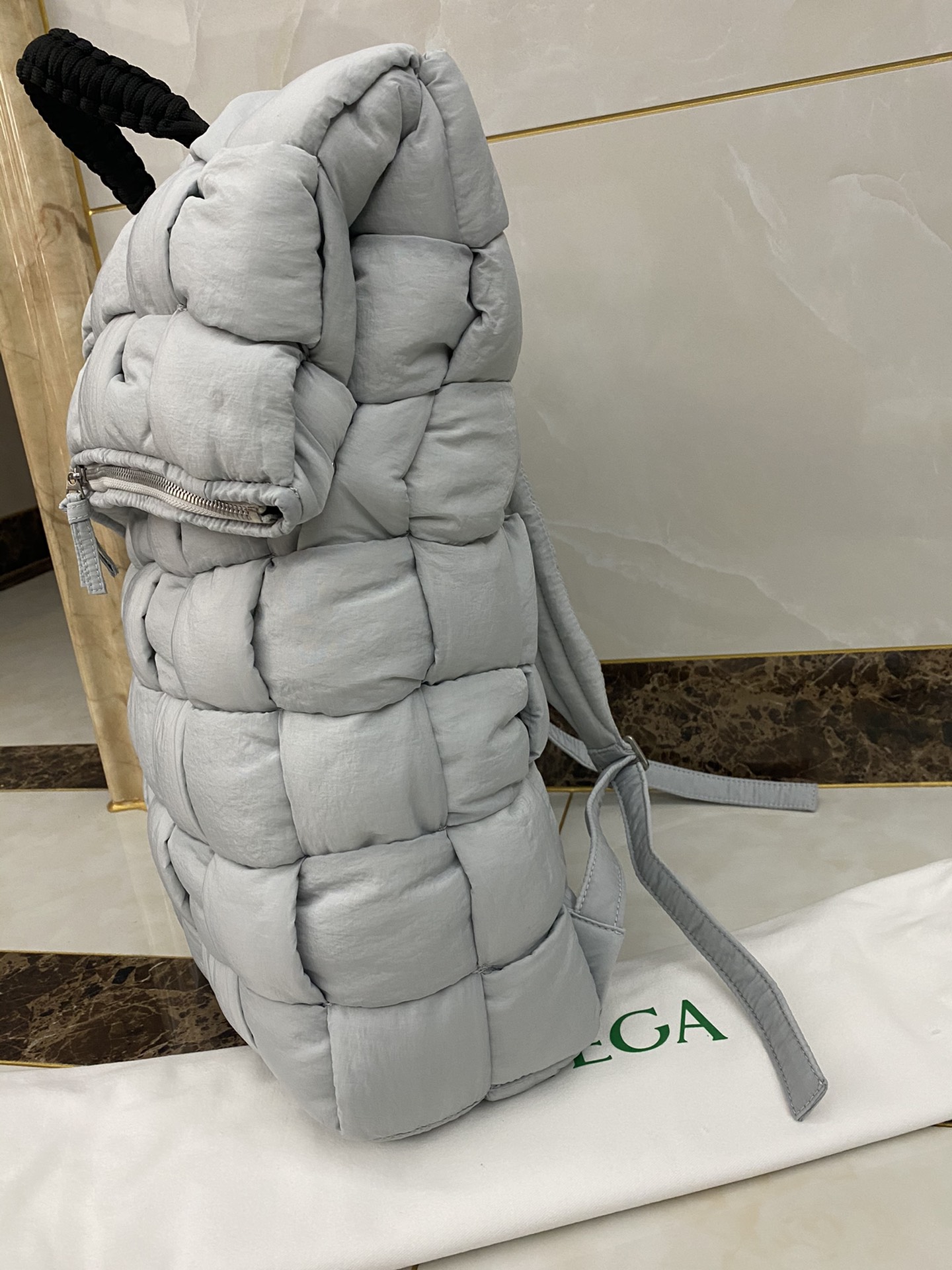 Bottega Veneta Padded Backpack White. For Women. Women's Bags 20.5in/52cm - Soul Replicas