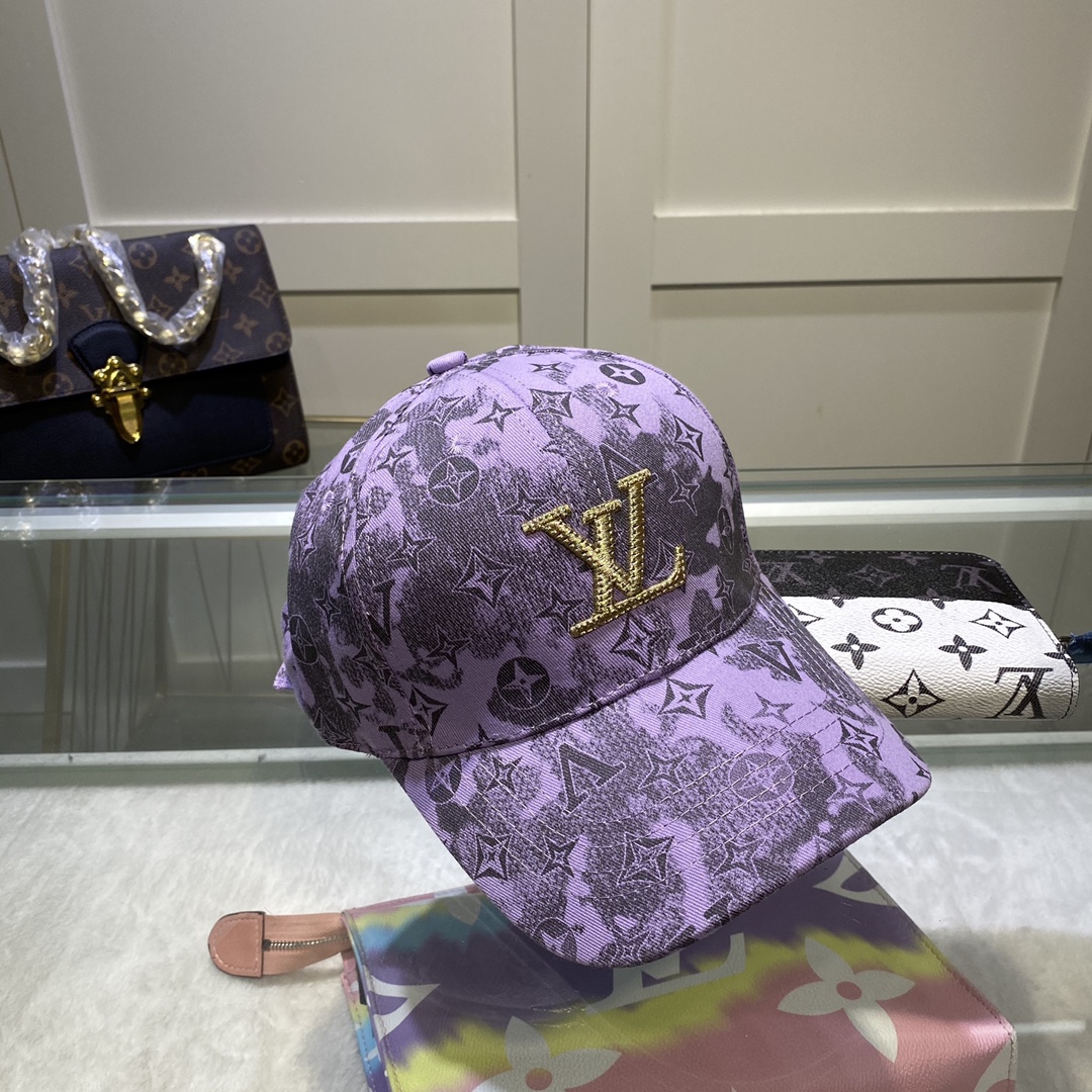 Louis Vuitton Be My Cap In Purple - Soul Replicas