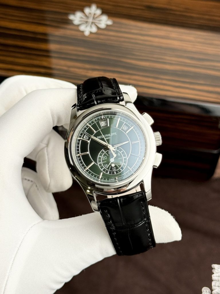 Patek Philippe Replica Watch Complications 5905G Dial Green 42mm - Soul Replicas
