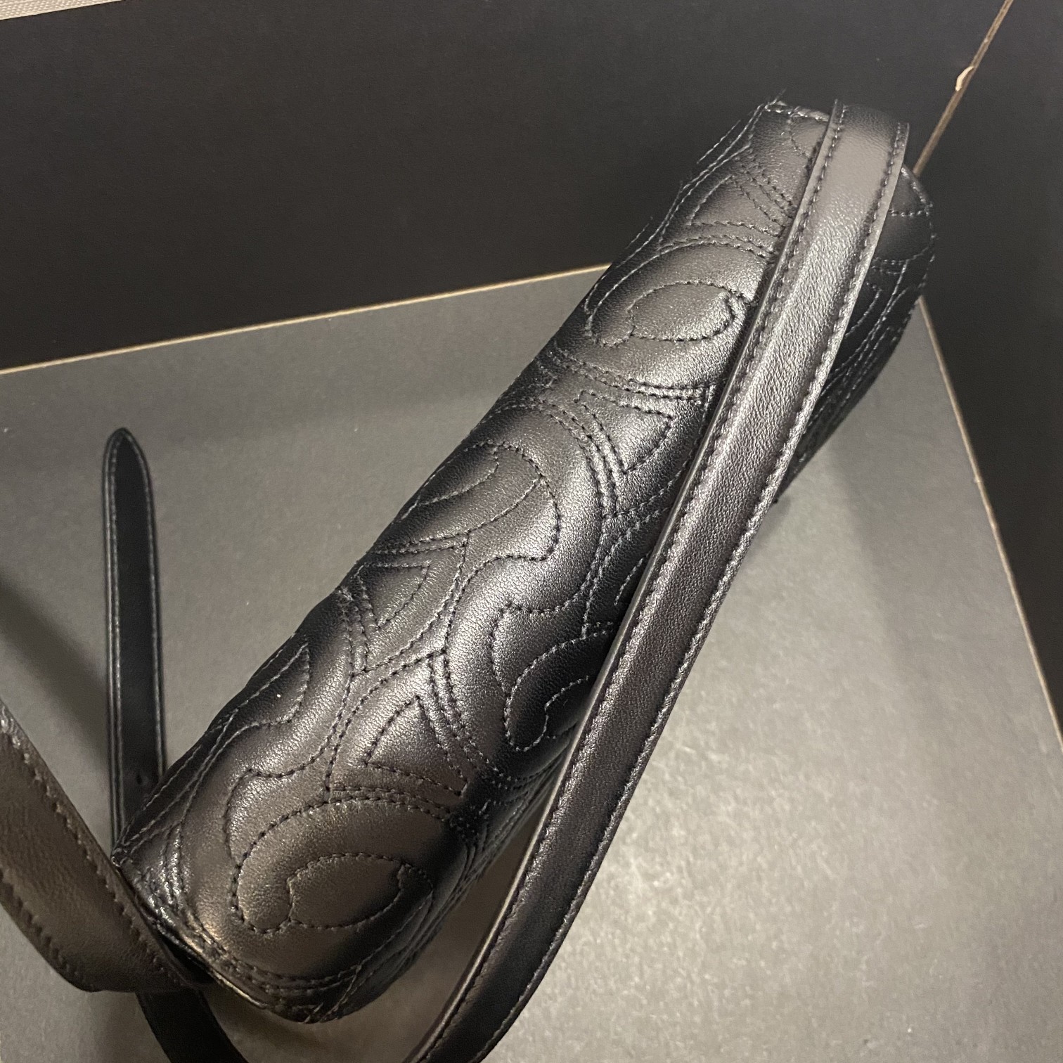 Celine Triomphe Shoulder Bag In Quilted Triomphe Lambskin Black For Women 8in/20cm 194143EF4.38NO - Soul Replicas