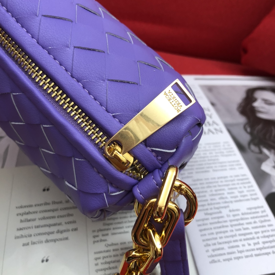 Bottega Veneta Crossbody Bag Violet. For Women. Women-s Bags 9.4in/24cm - Soul Replicas