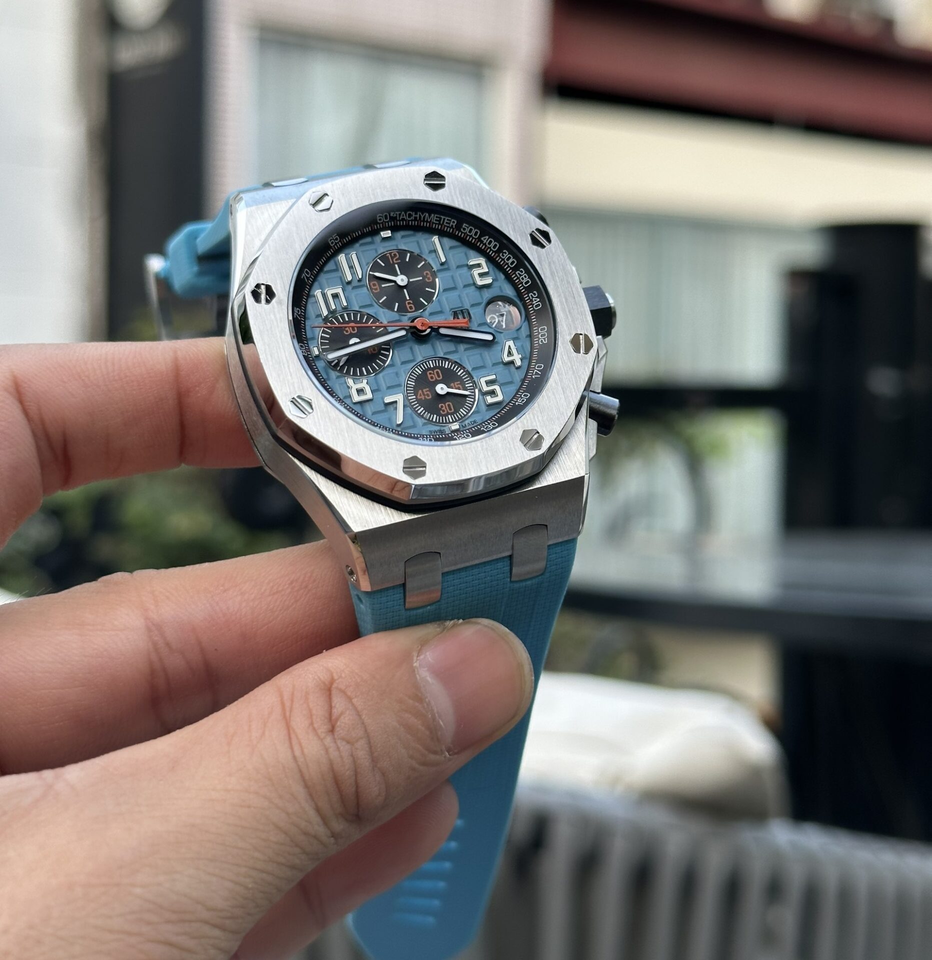 Audemars Piguet Royal Oak Offshoe 26238ST Blue Replica 1:1 Watch 42mm - Soul Replicas