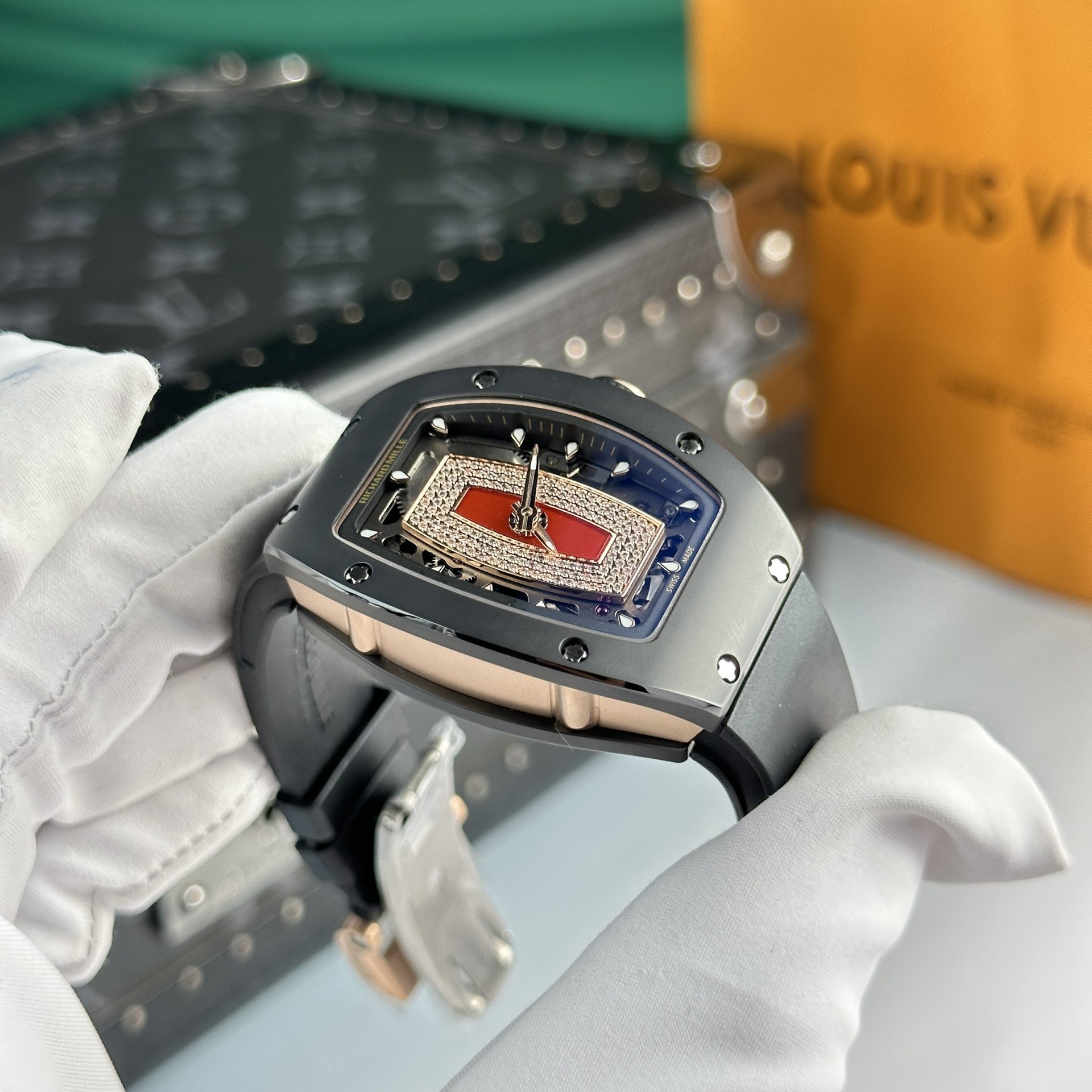 Richard Mille Best Replica Watches RM07 Black Ceramic 36mm - Soul Replicas