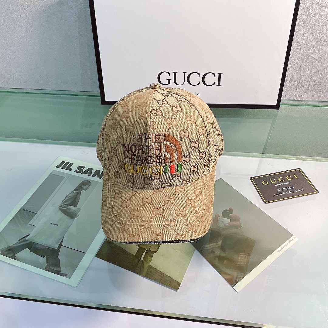 Gucci Canvas Baseball Cap Beige - Soul Replicas