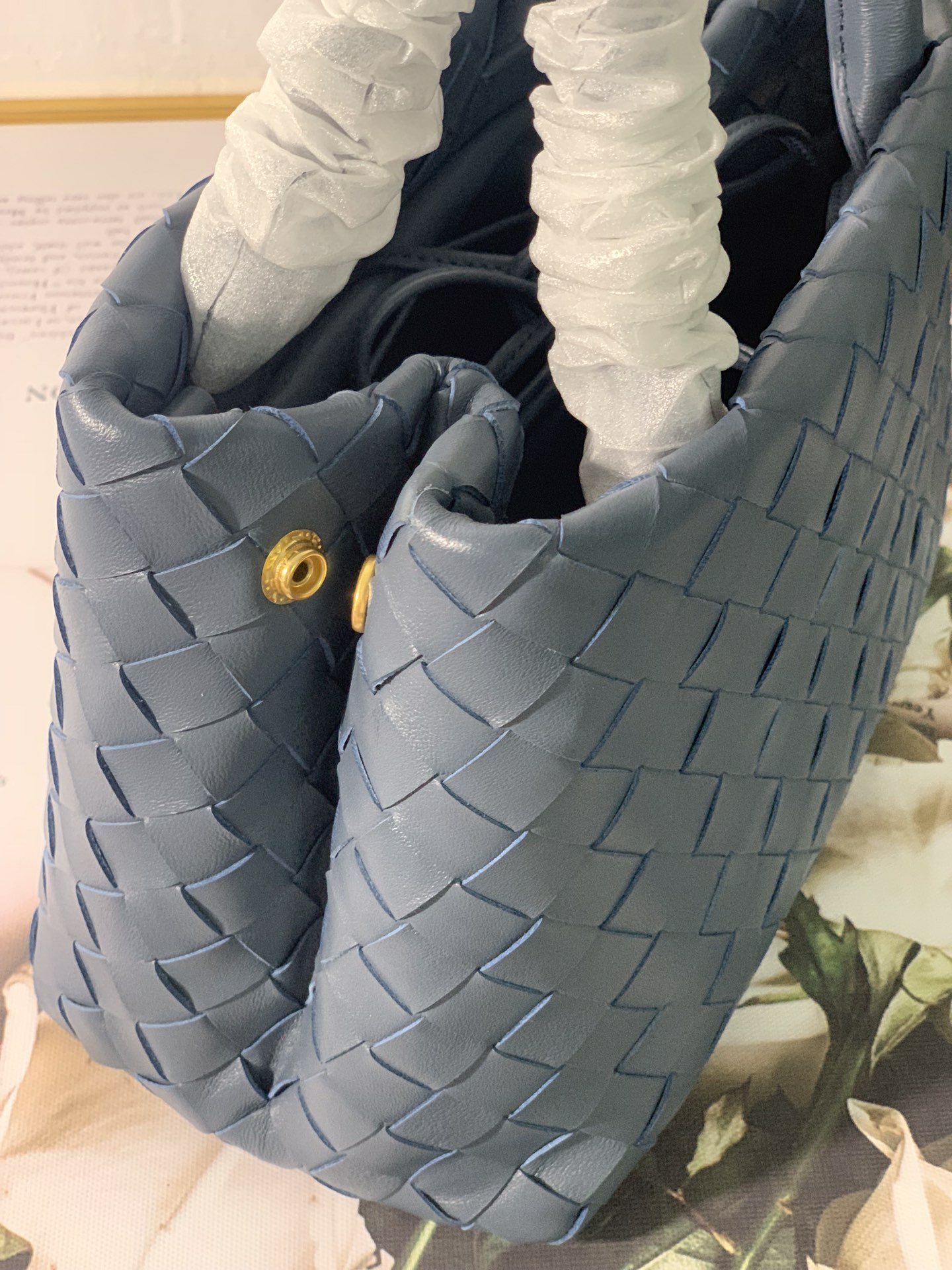 Bottega Veneta Handle Bag Blue. For Women. Women-s Bags 12in/29.5cm - Soul Replicas