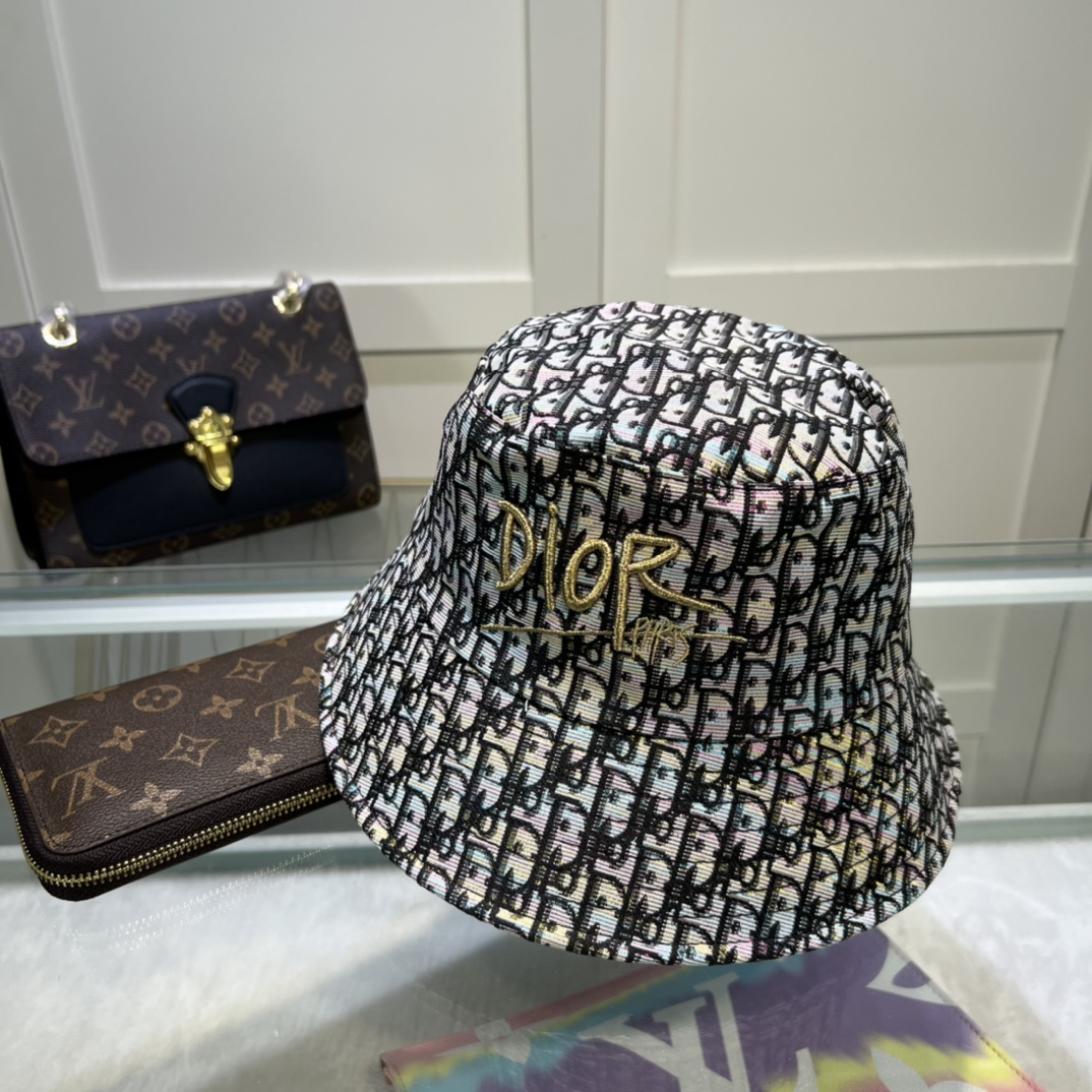 Christian Dior Jack Dior Bucket Hat Multicolor Hat - Soul Replicas