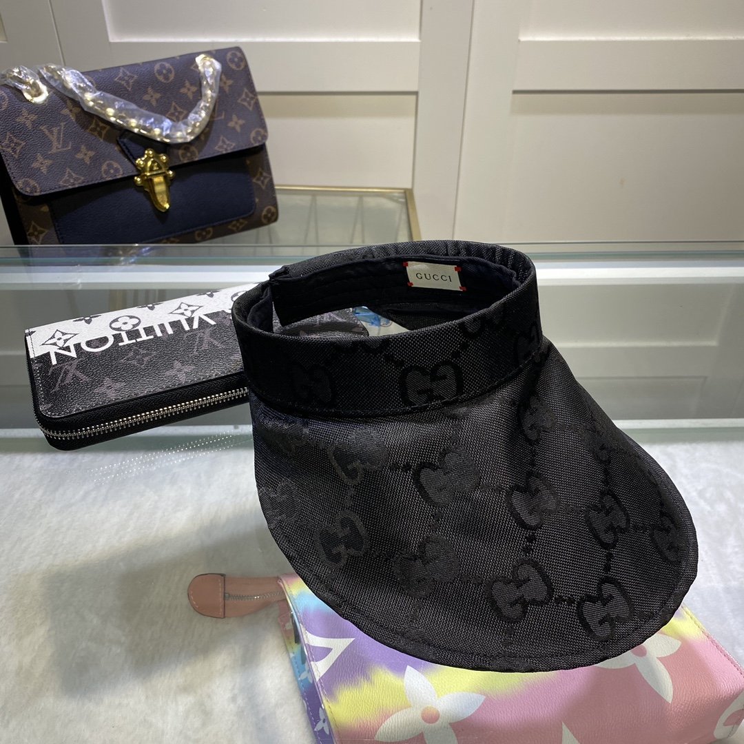 Gucci Canvas Baseball Cap Black - Soul Replicas