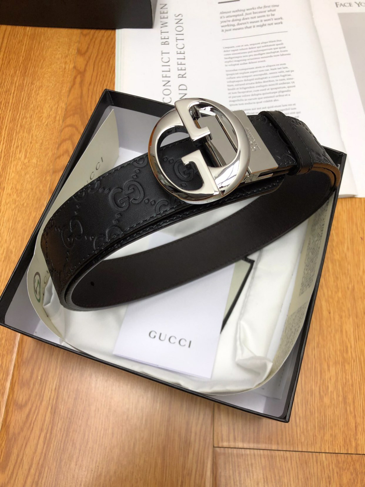 Gucci Marmont Reversible Belt Black. Women Belt - Soul Replicas