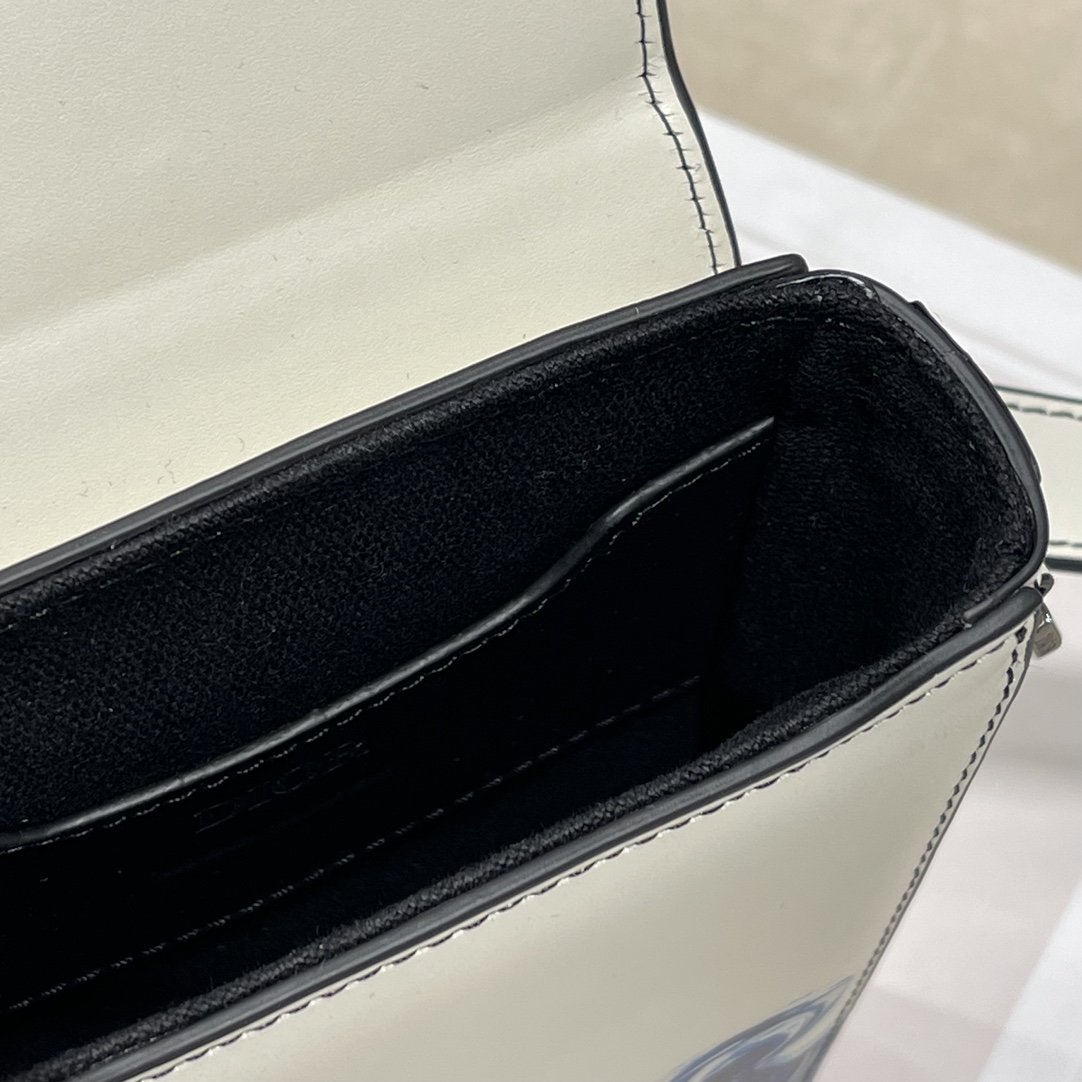 Christian Dior D-Bubble Bucket Bag White For Women 7.5in/19cm CD - Soul Replicas