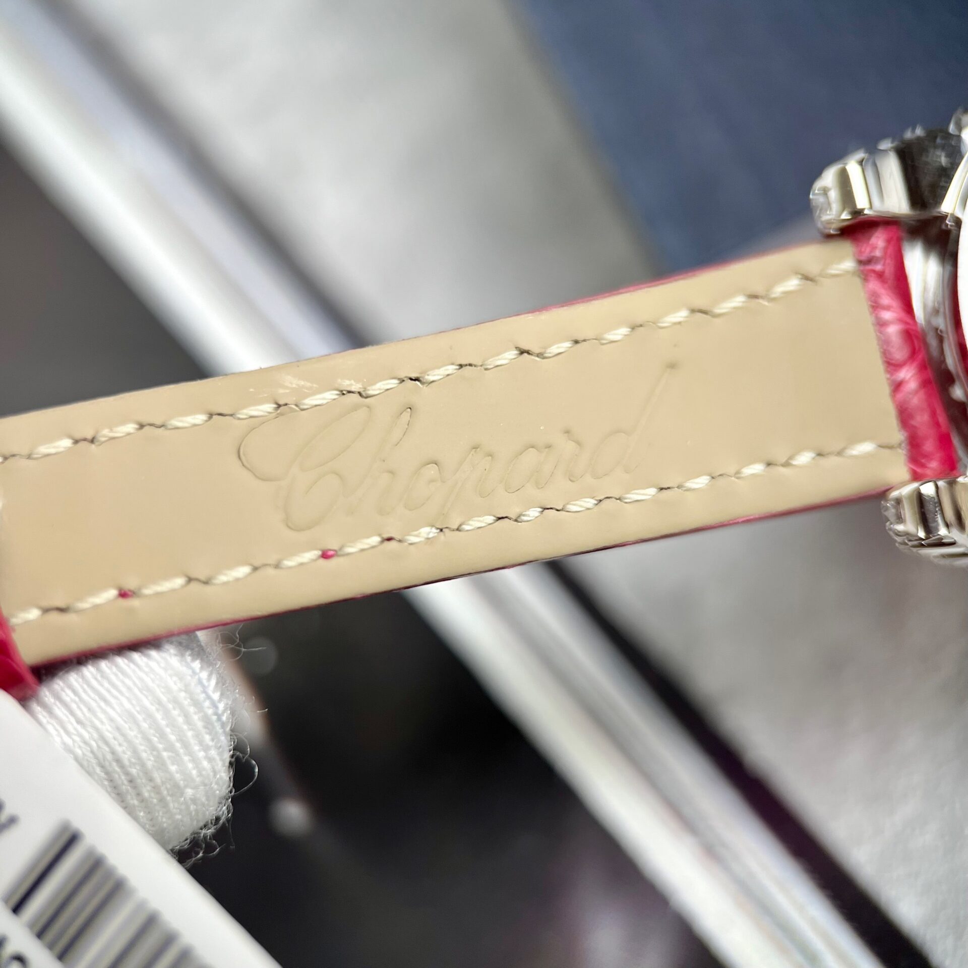 Chopard Women-s Replica Watch Red Full Moissanite Diamond 34mm - Soul Replicas