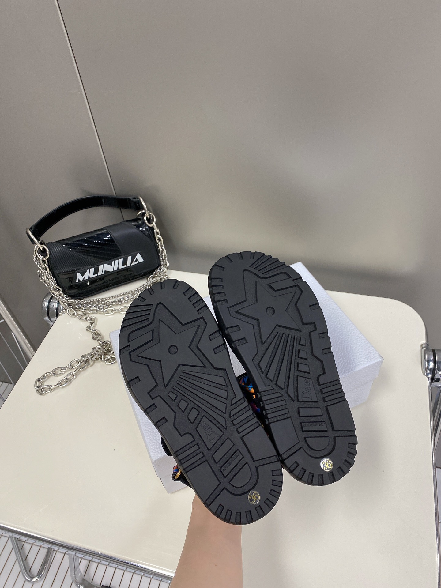 Christian Dior Women's DYORAct Sandal Blue And Orange For Women CD - Soul Replicas