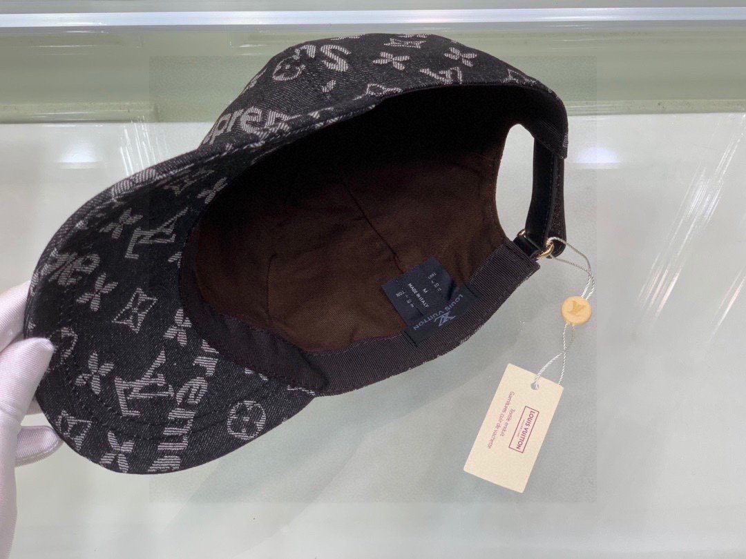Louis Vuitton LV Get Ready Cap Monogram Black LV Cap - Soul Replicas