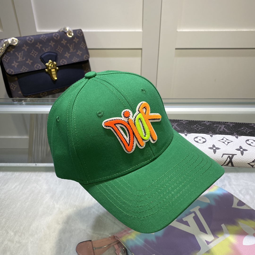 Christian Dior Jack Dior Baseball Cap In Green - Soul Replicas