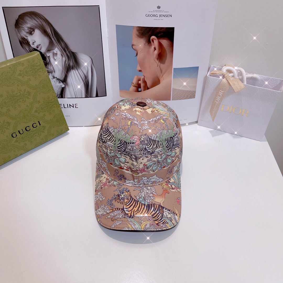 Gucci Baseball Hat With Tiger Pink Gucci Hat - Soul Replicas