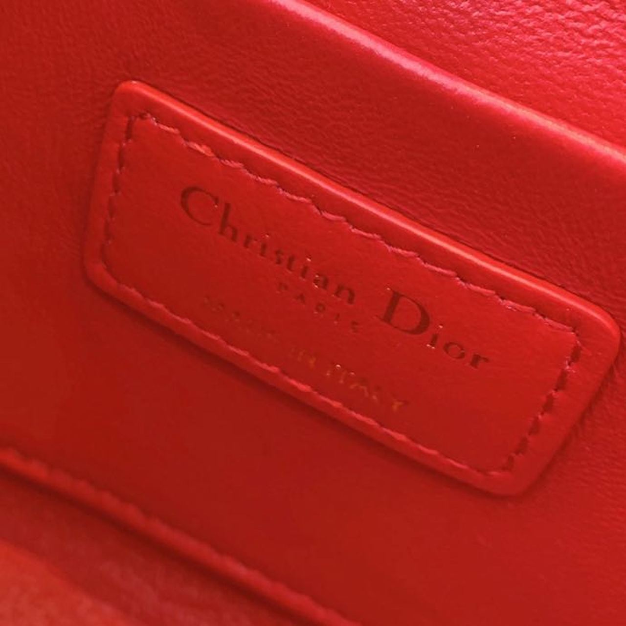 Christian Dior Mini 30 Montaigne Bag Gold Toned Hardware Red For Women 18cm/7in CD - Soul Replicas