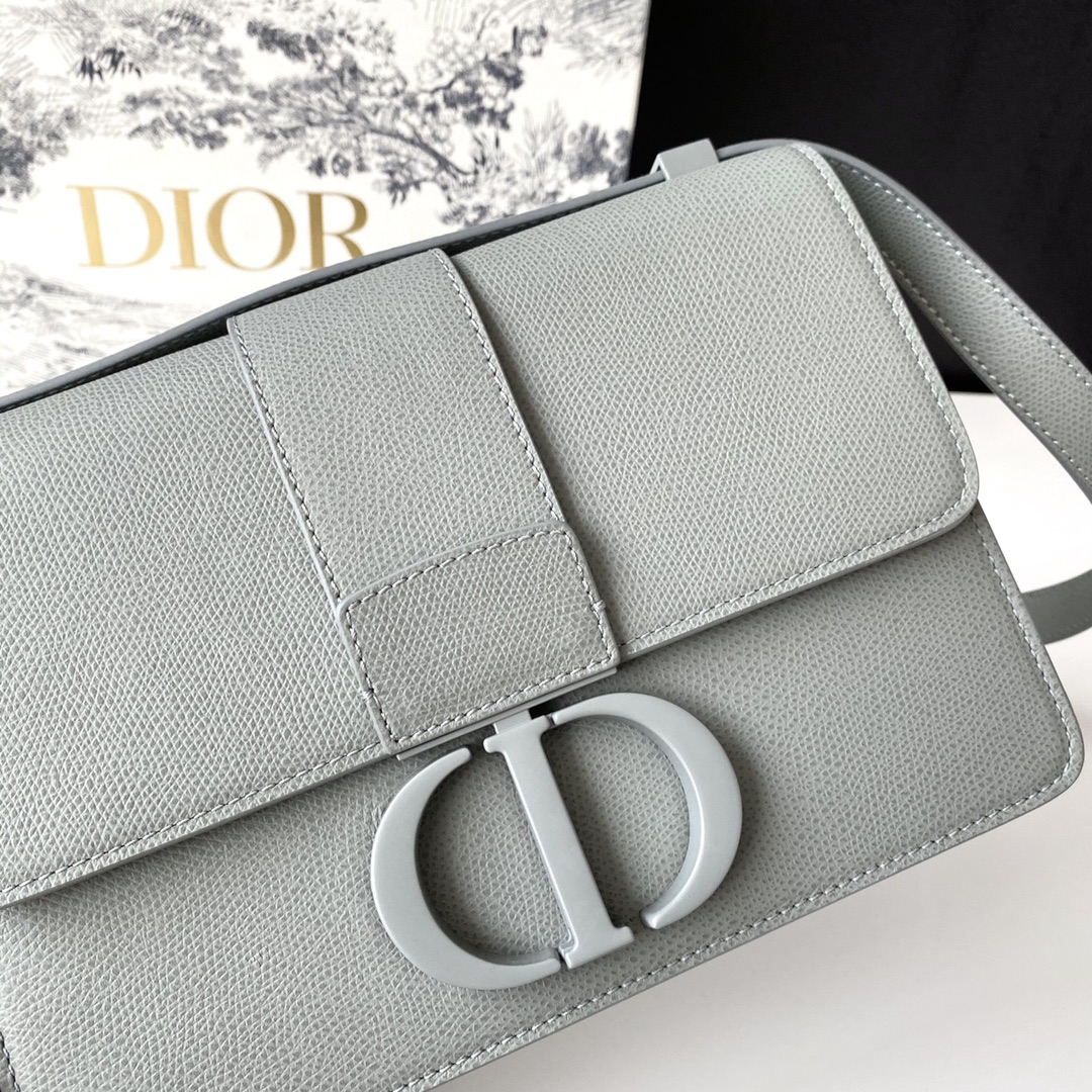 Christian Dior Azure Gray Gradient Handle Bag For Women 24cm/9.5in CD - Soul Replicas