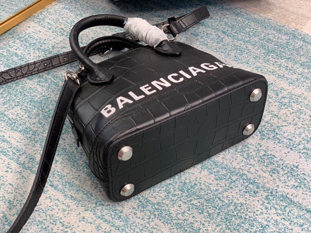 Balenciaga Ville Mini Handbag In Black. For Women. Women-s Bags 4.7in/12cm - Soul Replicas