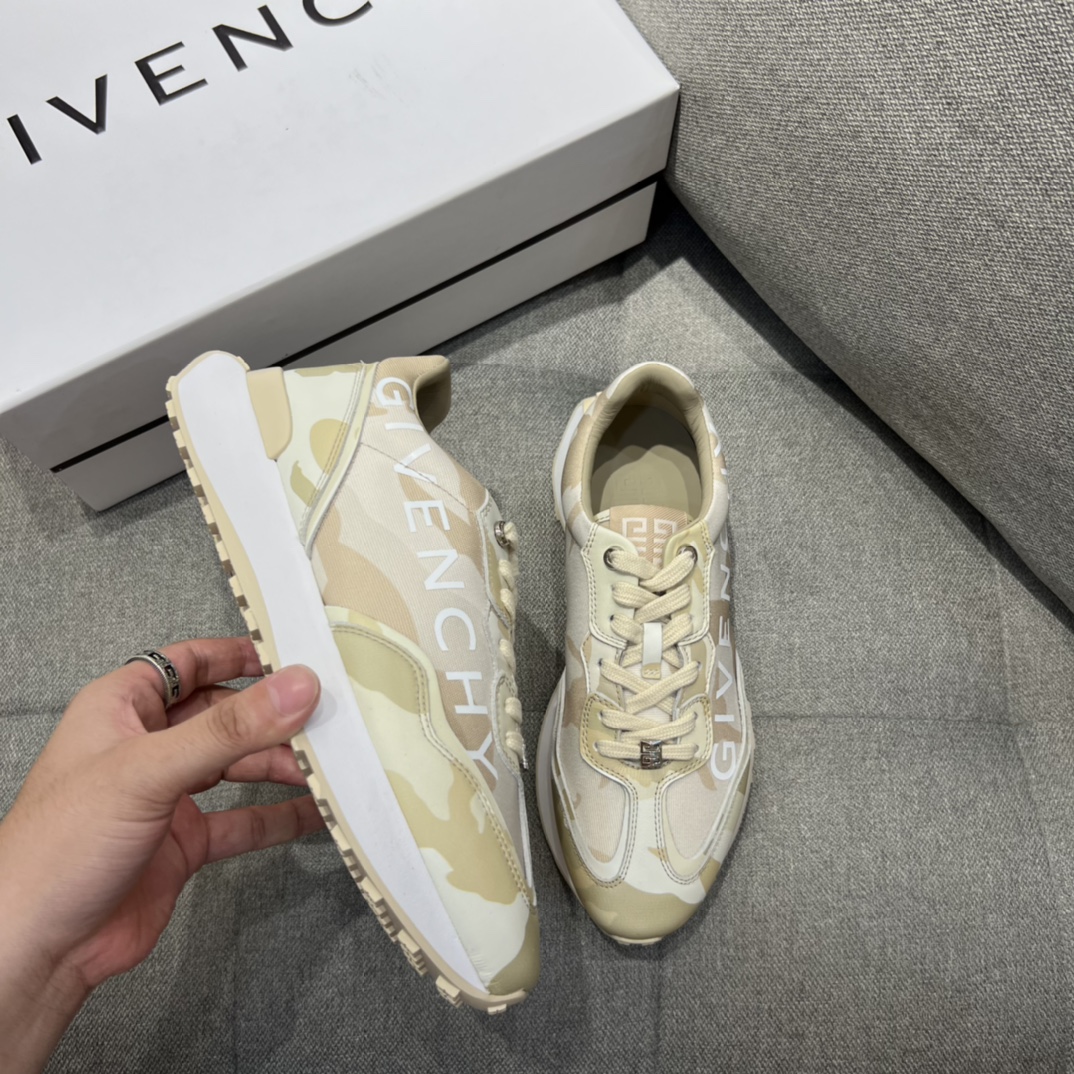 Givenchy GIV Runner Sneakers Yellow For Men GVC - Soul Replicas