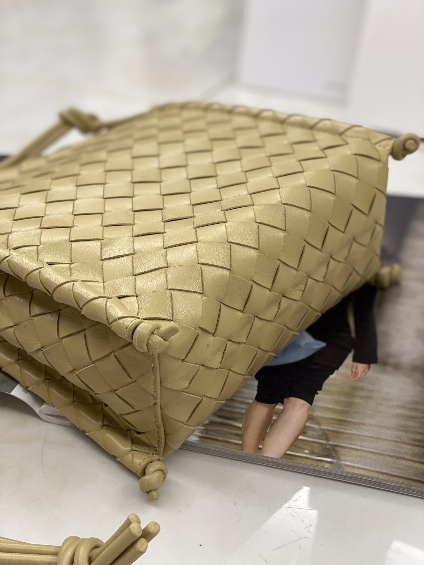 Bottega Veneta Backpack Beige. For Women. Women-s Bags 8.9in/22.5cm - Soul Replicas