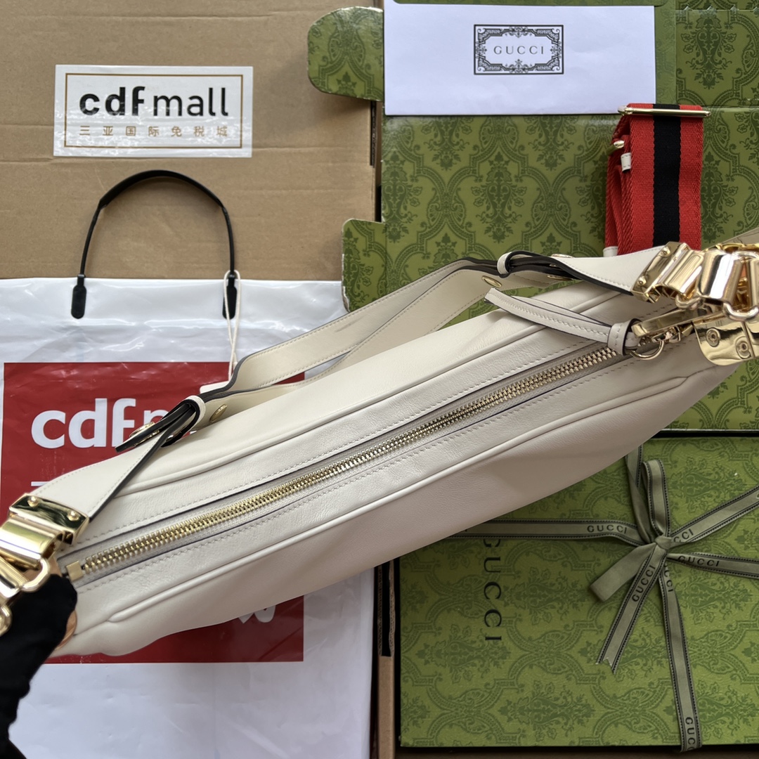 Gucci Atache Large Shoulder Bag White For Women. Women-s Bags 13.8in/35cm Gucci‎ ‎‎702823 UXWBG 9109 - Soul Replicas