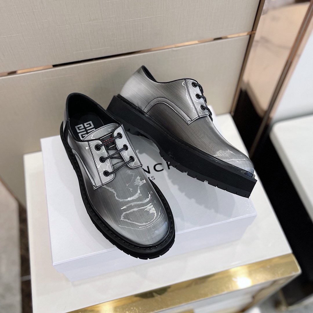 Givenchy Original Shoes Light Grey For Men GVC - Soul Replicas