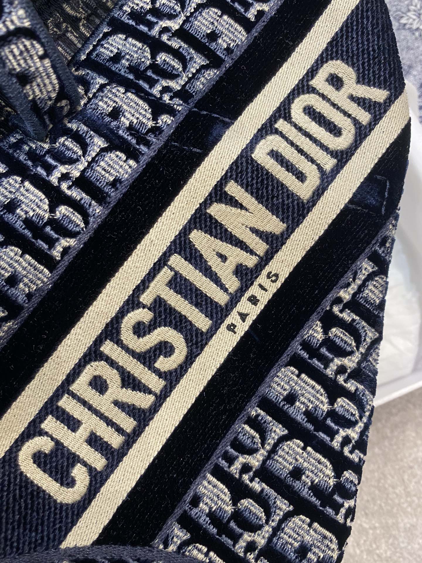 Christian Dior Saddle Bag Blue Oblique Canvas Gold Toned Hardware For Women 25cm/10in CD - Soul Replicas