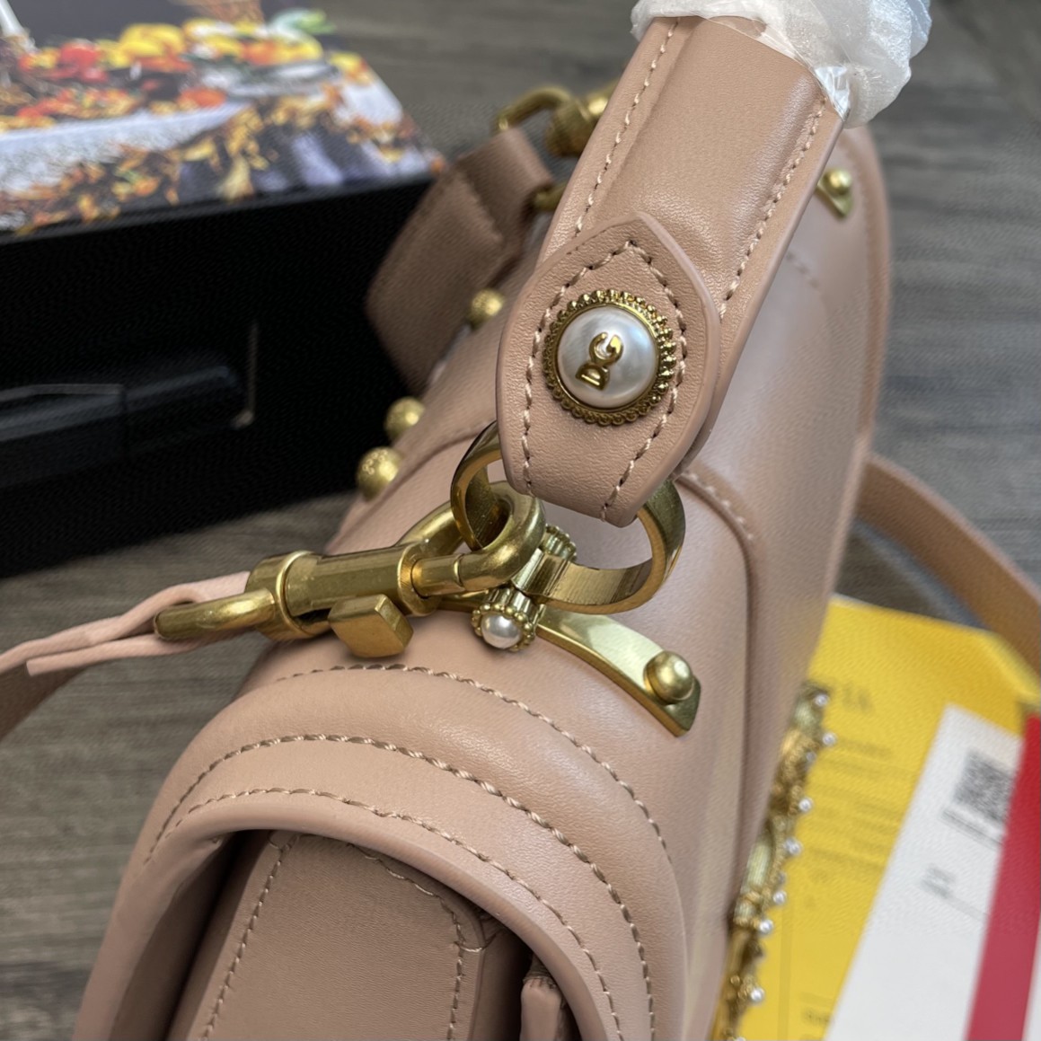 Dolce & Gabbana DG Girls Bag In Quilted Nappa Beige For Women 10.6in/27cm DG - Soul Replicas