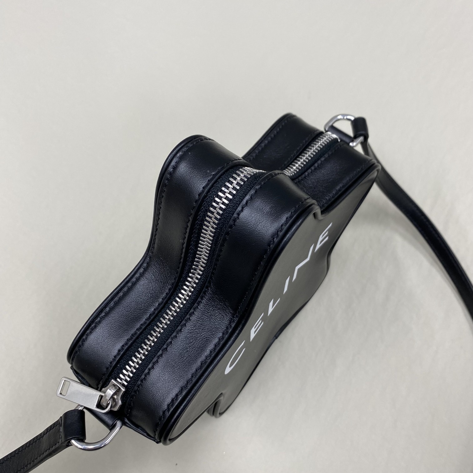 Celine Small Etoile With Celine Print Black For Women 7in/18cm 198763DW3.38SI - Soul Replicas