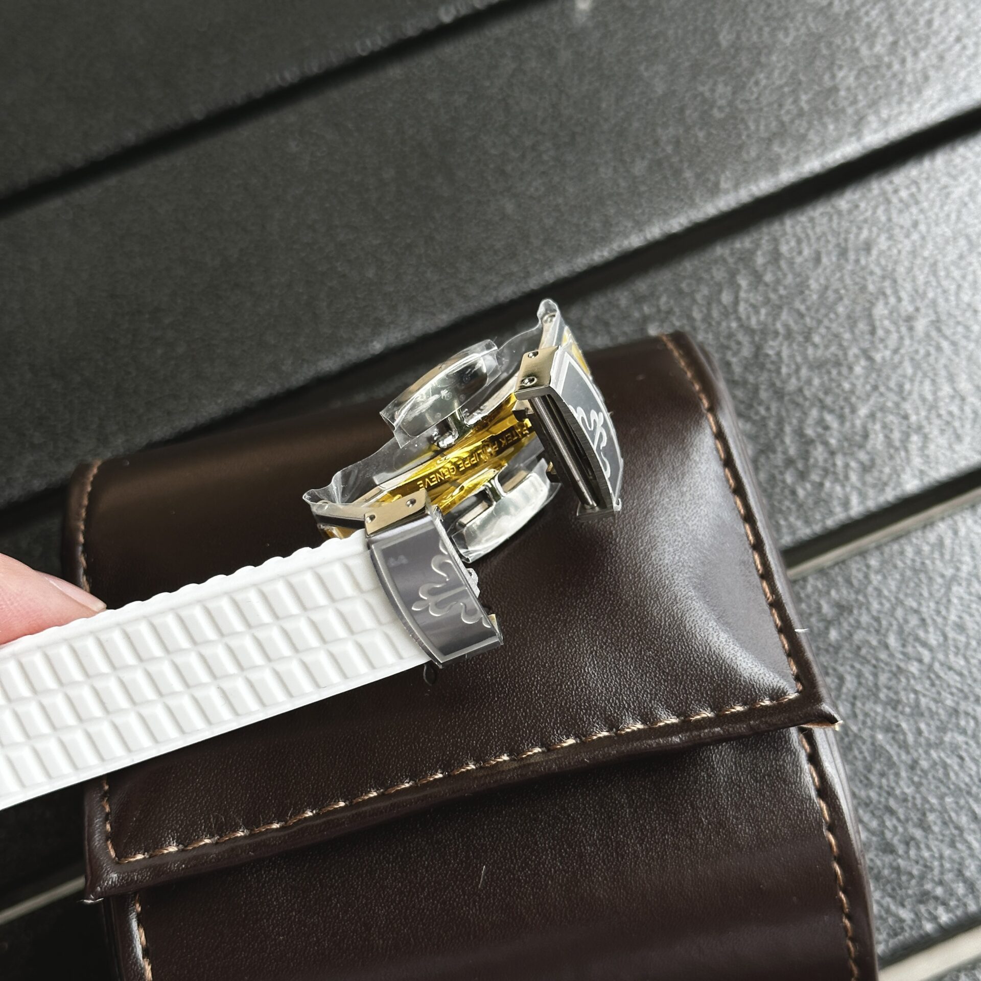 Patek Philippe Fake Watches Aquanaut 5067 White Dial PPF Factory 35.6mm - Soul Replicas